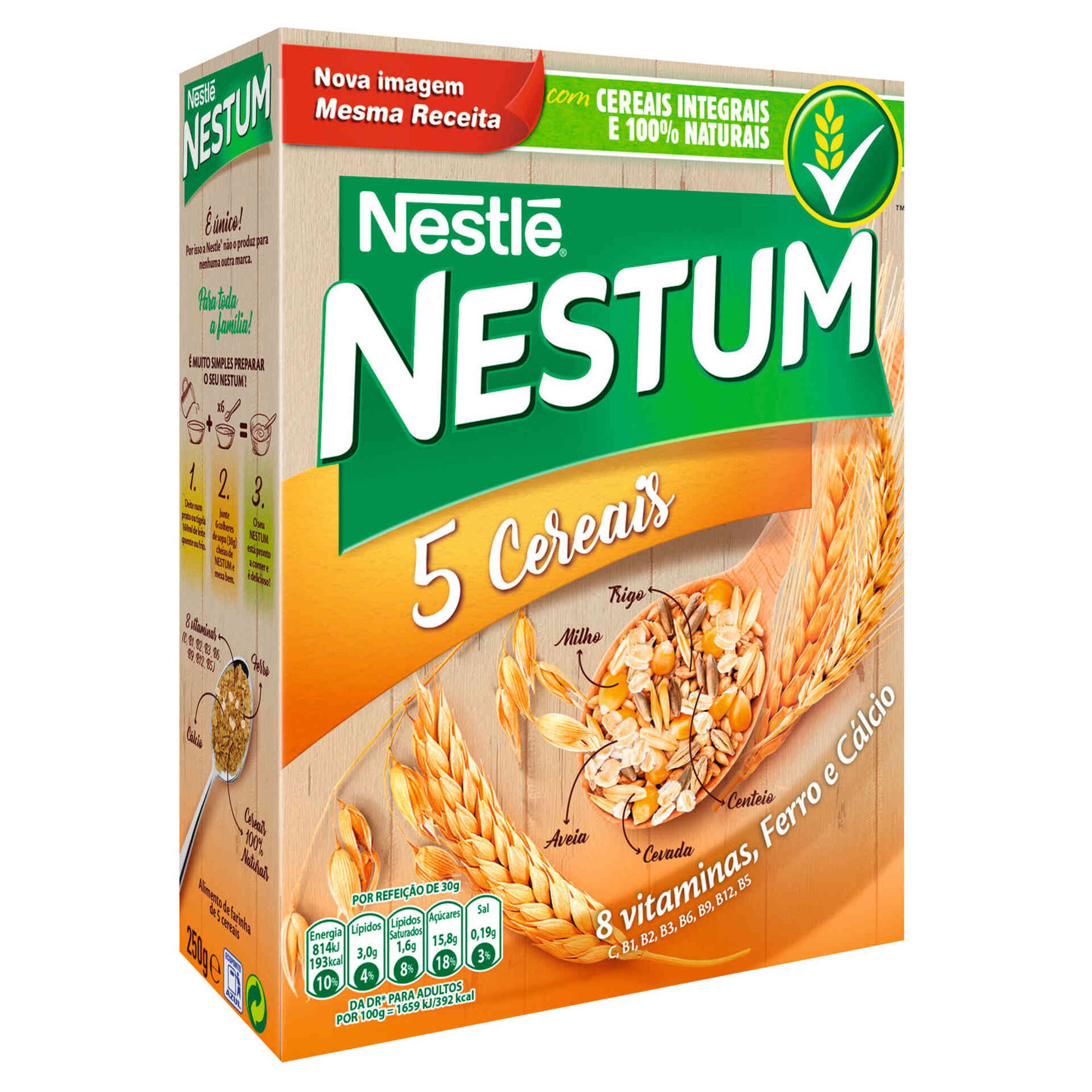Nestum 5 Cereais com Cereais Integrais +3A
