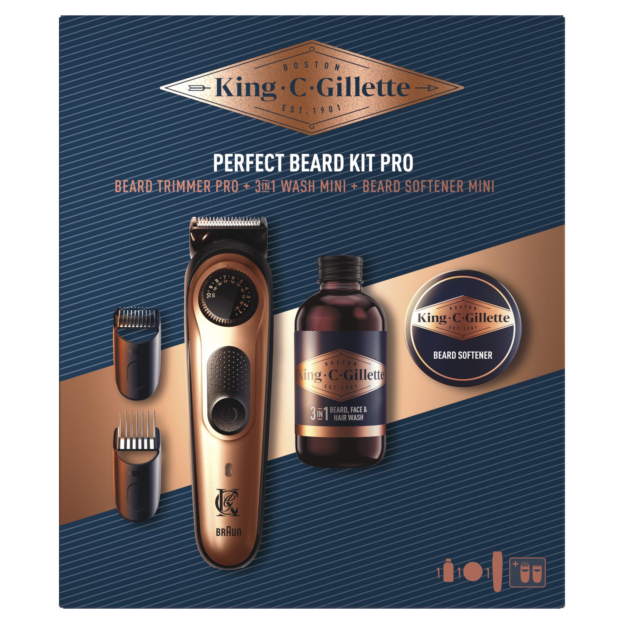 Coffret King C. Barba Perfeita Pro