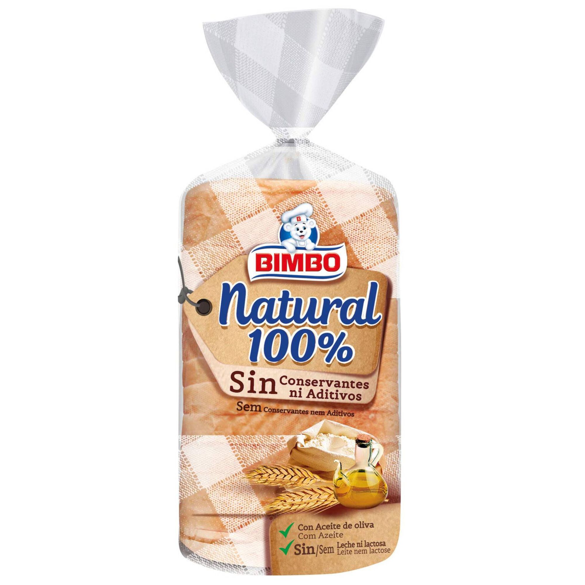 Pão de Forma 100% Natural com côdea Pão de Forma 100% Natural com côdea