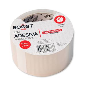 Fita Cola de Embalar 50mmx50mts Transparente Boost
