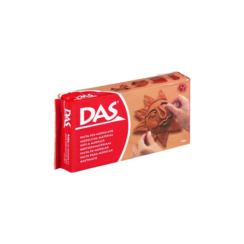 Pasta de Modelar Terracota 1kg Das