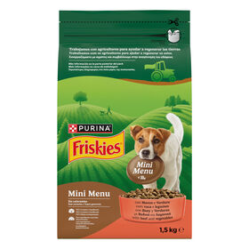 Ra&ccedil;&atilde;o para C&atilde;o Adulto Mini Menu Vaca Purina Friskies