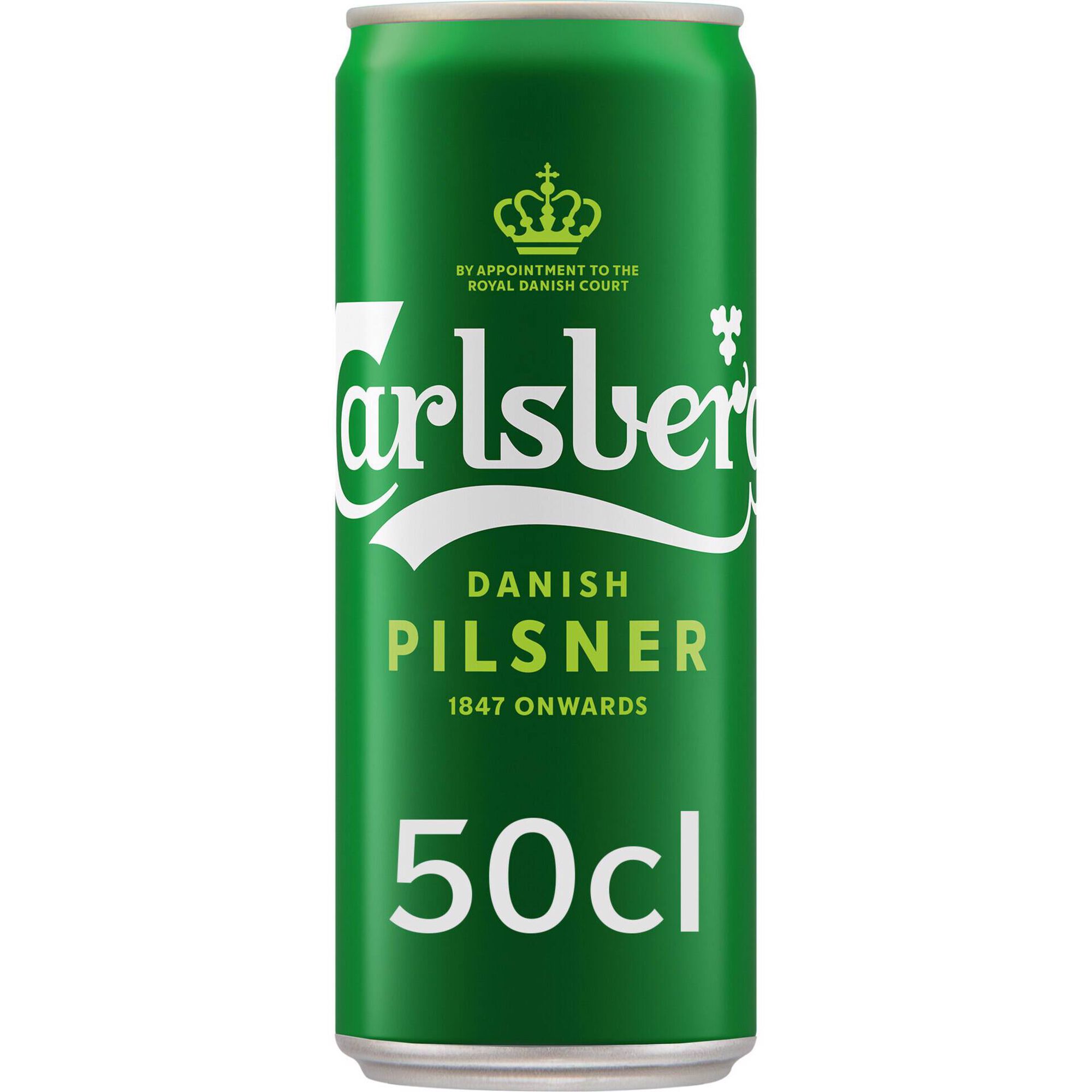 Cerveja em Lata com &Aacute;lcool Carlsberg