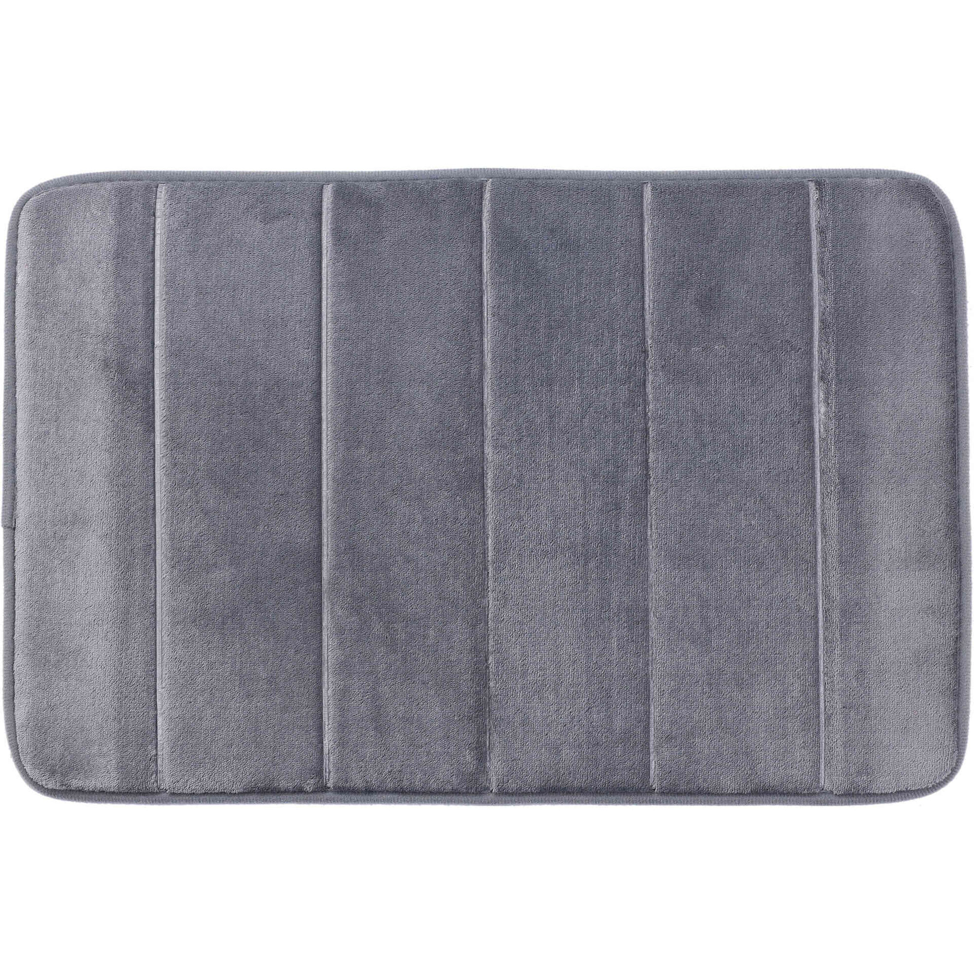 Tapete Wc Antiderrapante Barras Cinza Kasa