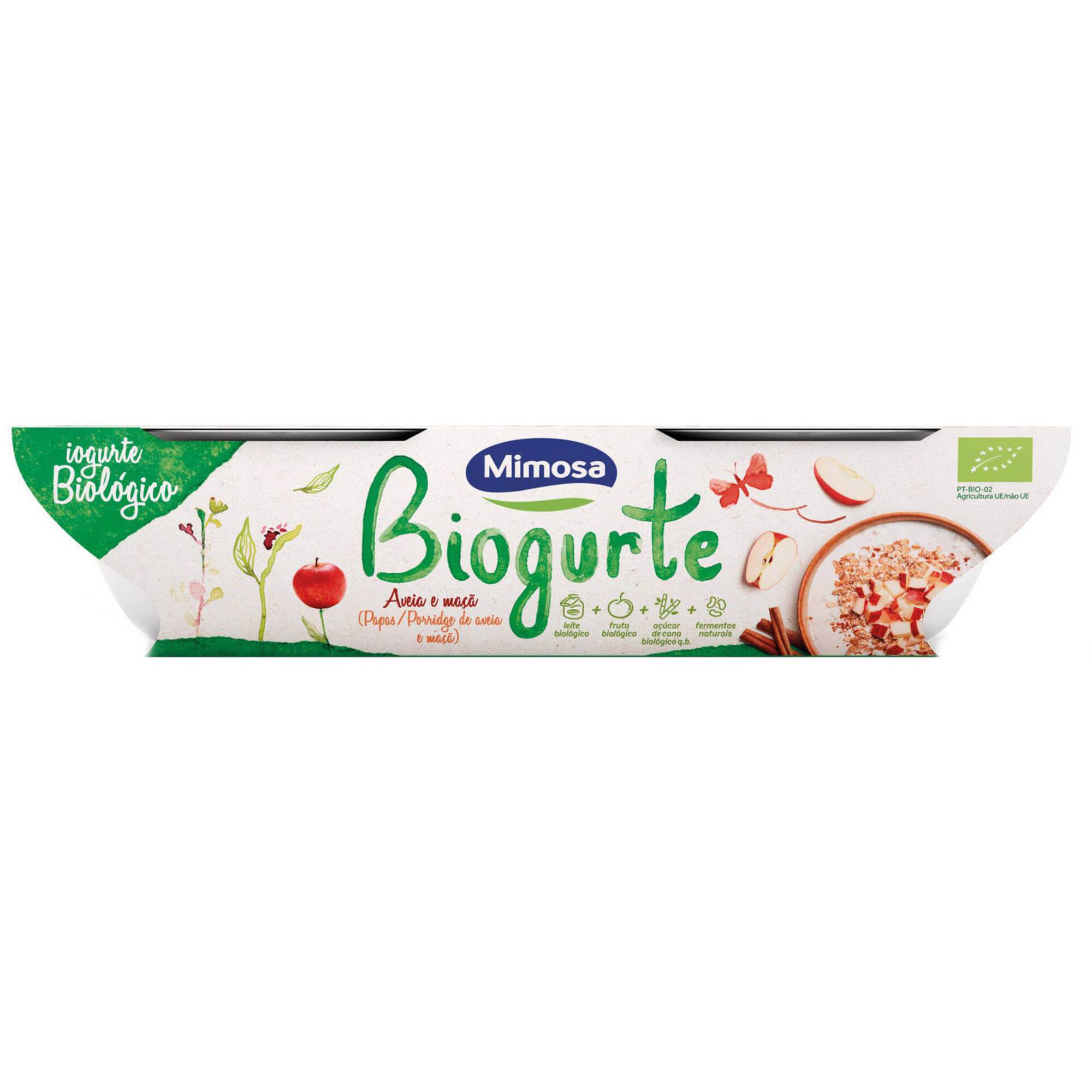 Iogurte Sólido Aveia e Maçã Biológico Iogurte Sólido Aveia e Maçã Biológico
