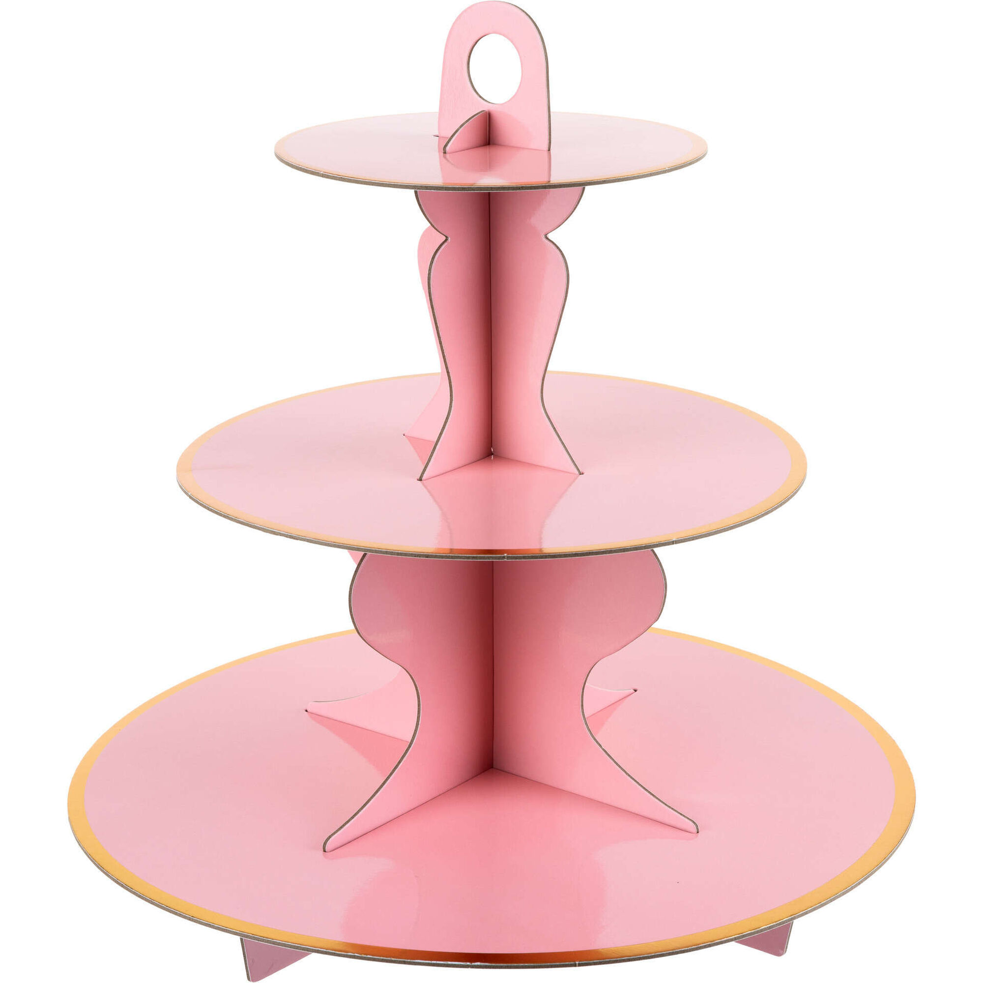 Suporte para Bolos Rosa