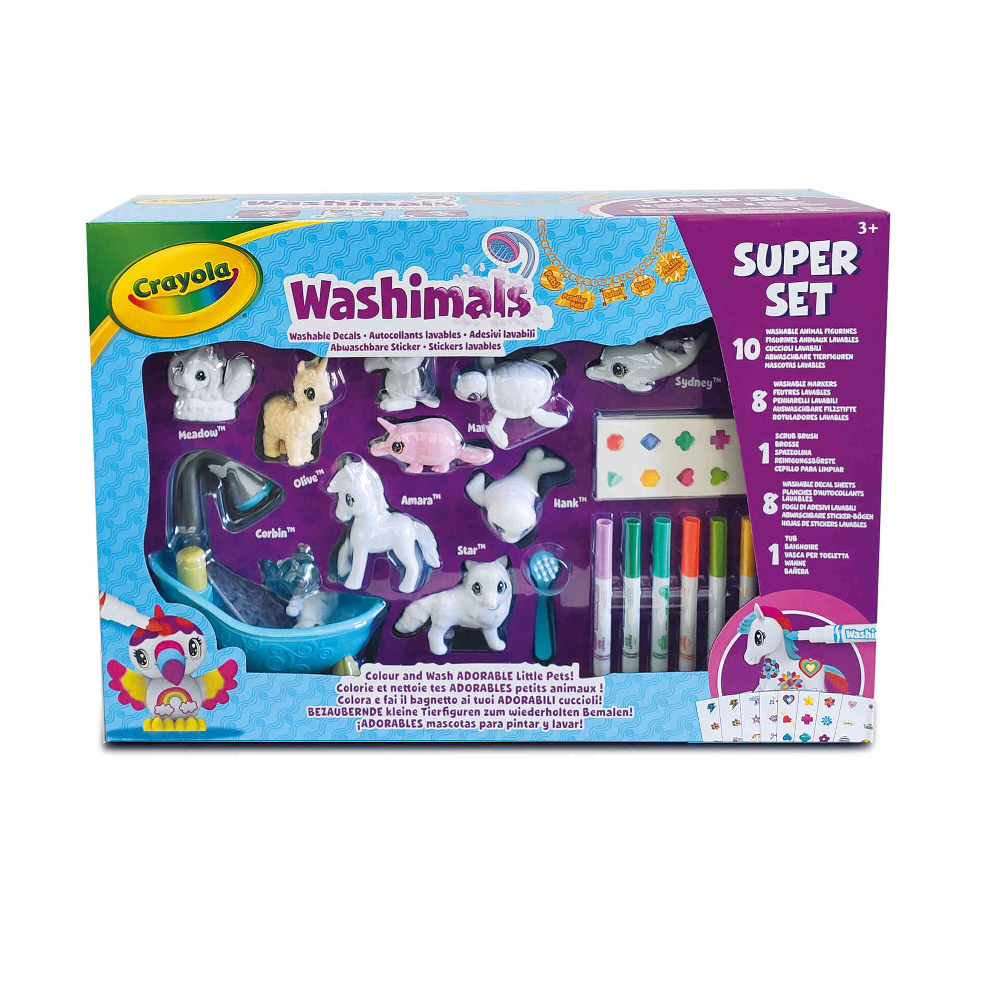 Conjunto de Pintura Mascotes Washimals Conjunto de Pintura Mascotes Washimals
