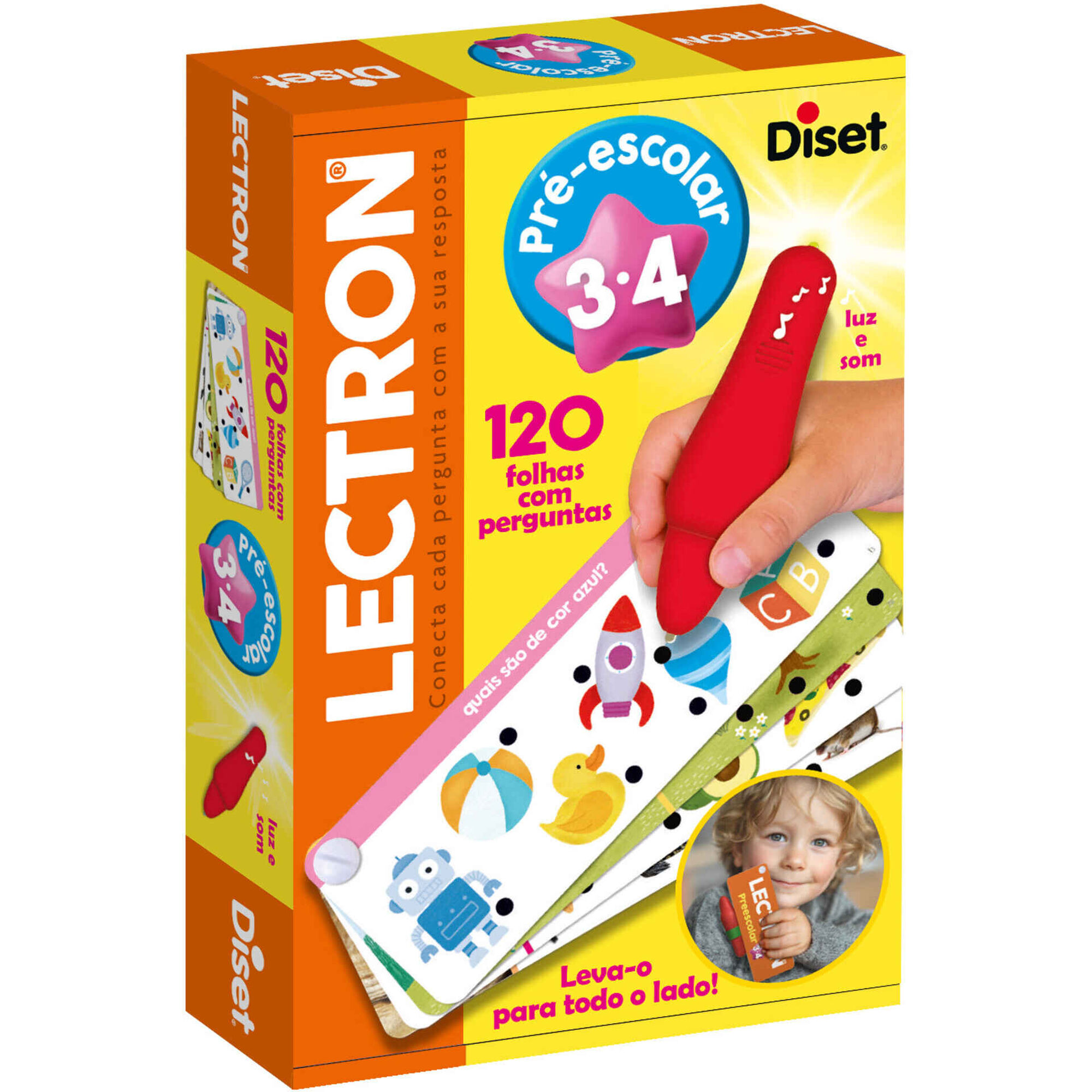 Diset - Jogo Lectron On the Go Preescolar +3