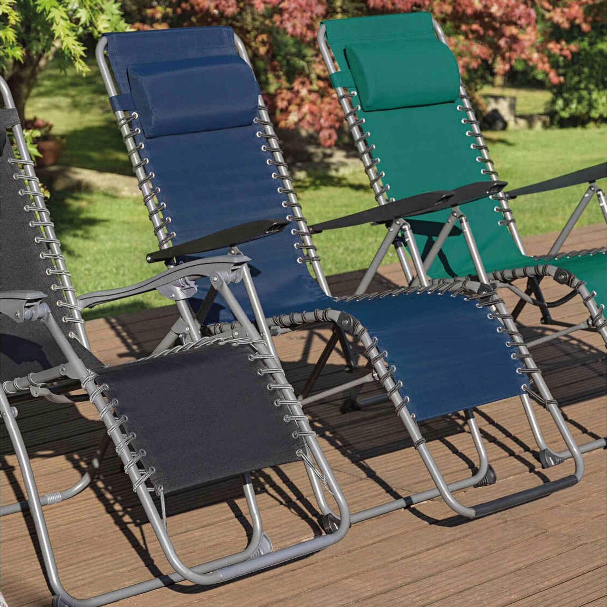 Cadeira Multiposi&ccedil;&otilde;es Azul Kasa