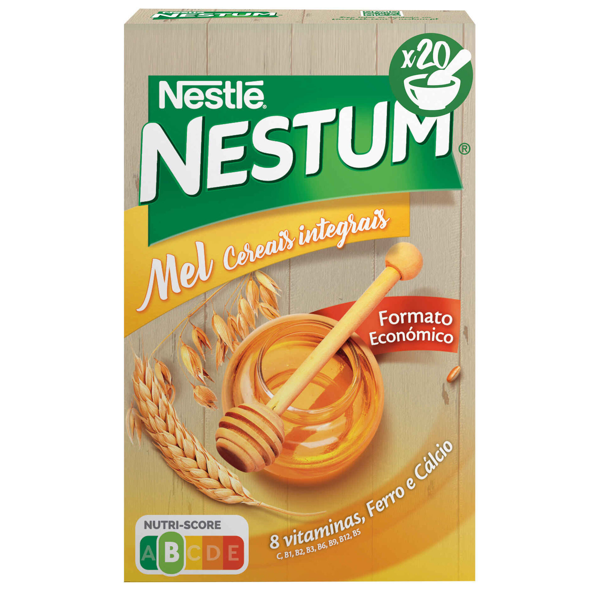 Nestum Mel e Cereais Integrais +3A