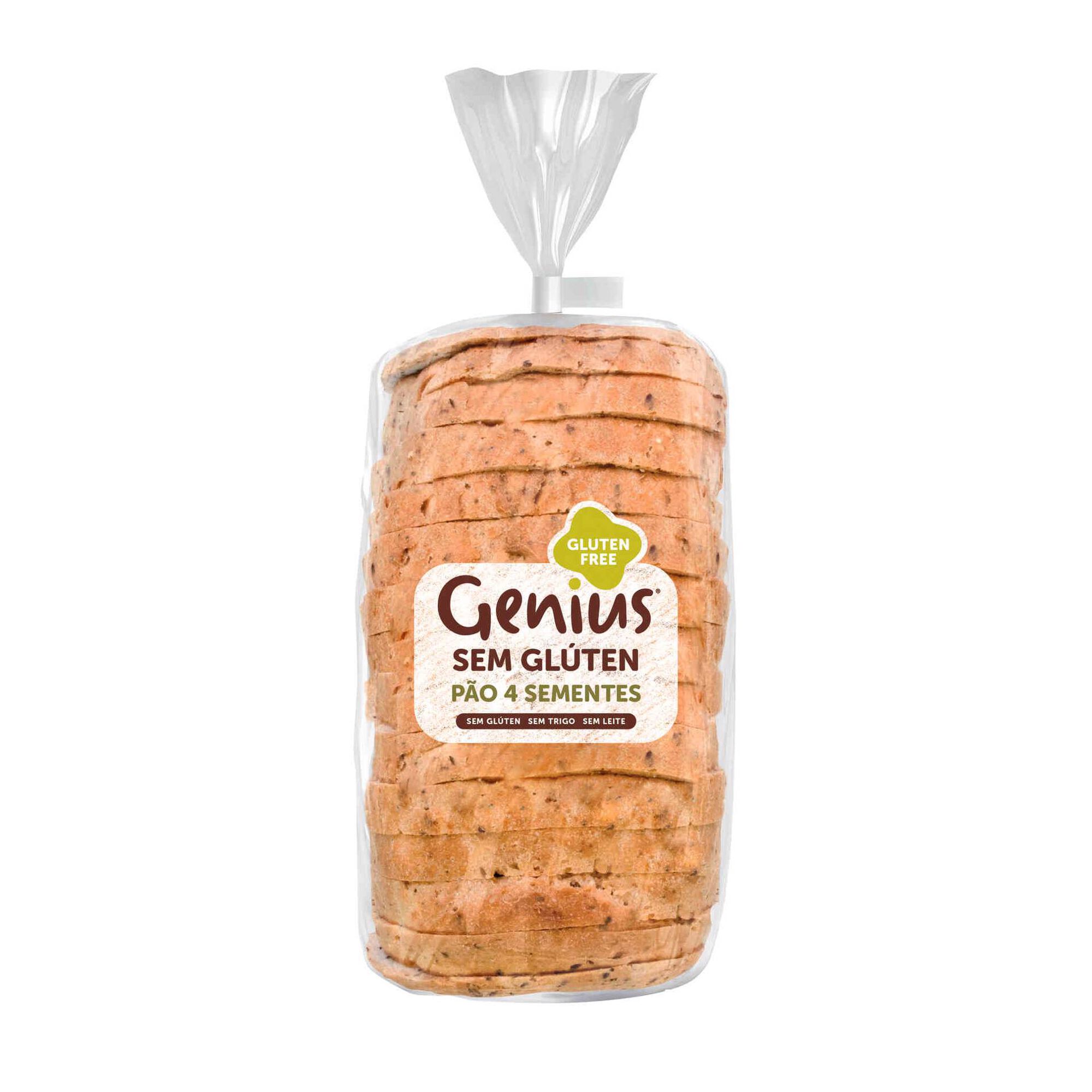 Pão 4 Sementes sem Glúten Pão 4 Sementes sem Glúten