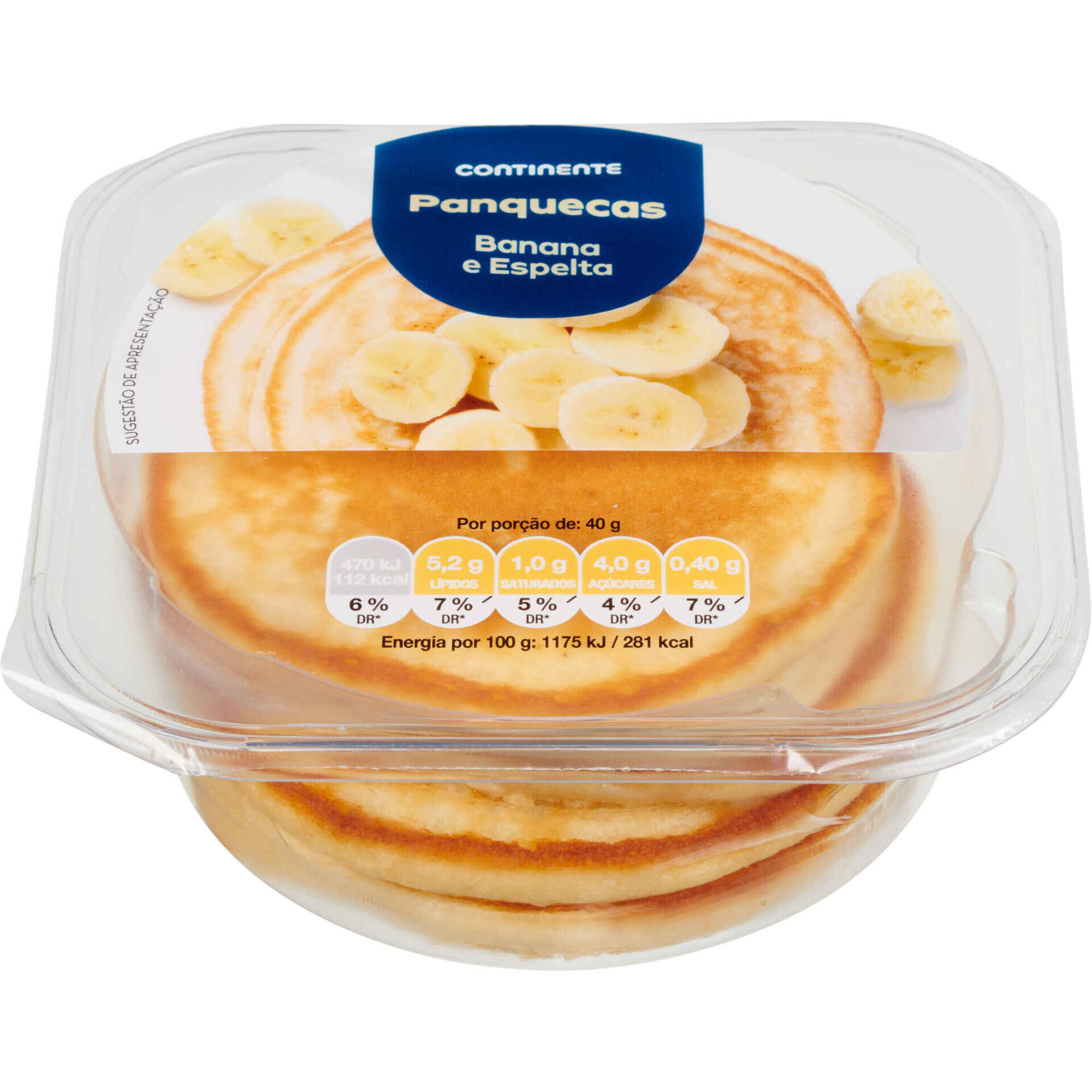 Panquecas de Banana e Espelta