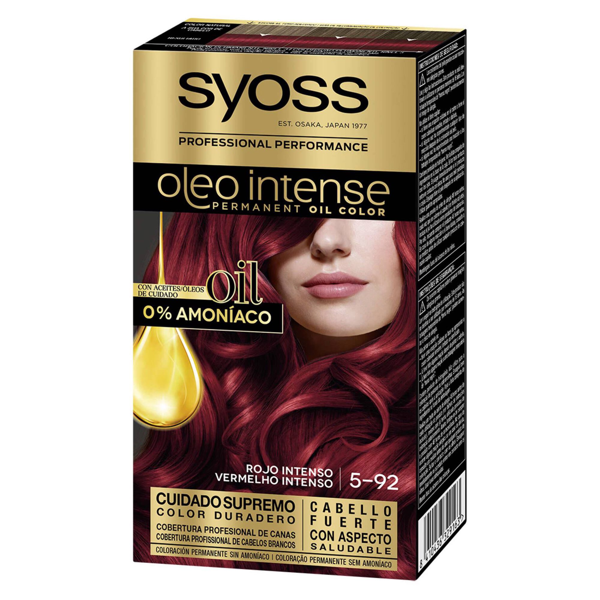 Coloração Permanente Oleo Intense Vermelho 5.92