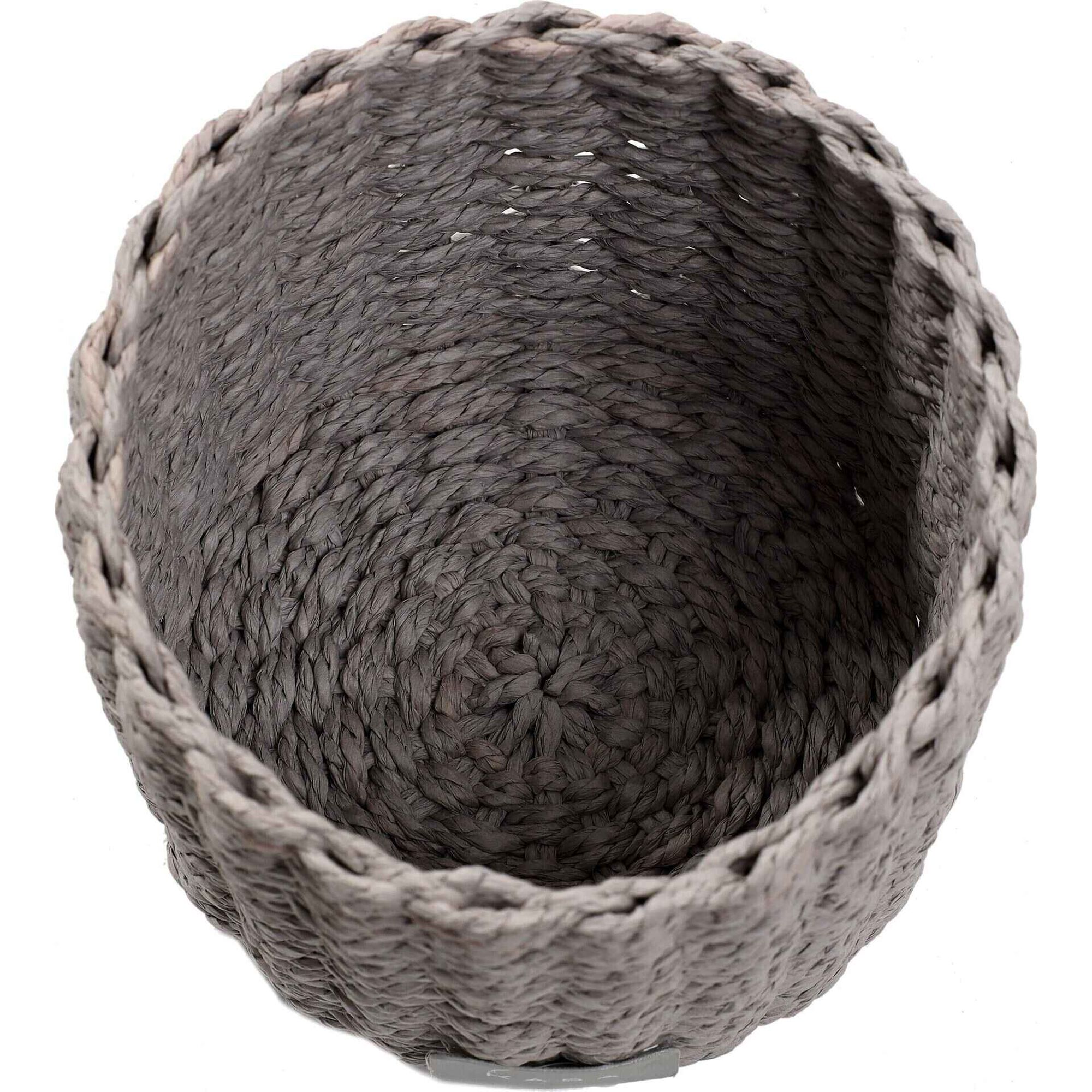 Cesto WC Redondo Cinza Claro