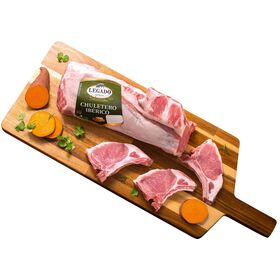 Costeleta de Porco Ib&eacute;rico Fatiada no Balc&atilde;o