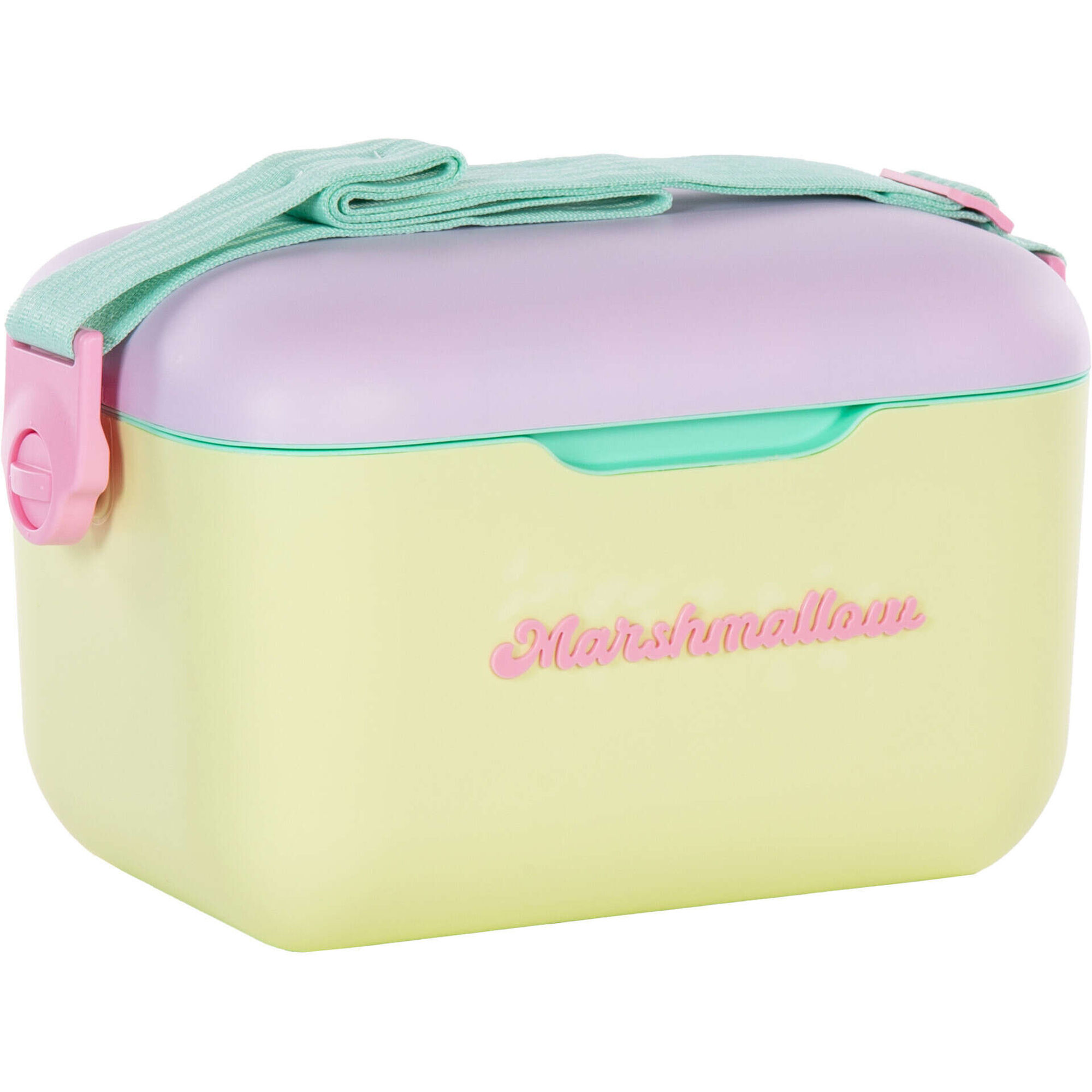 Cooler Box Verde, Roxo e Rosa 12Lt Marshmallow