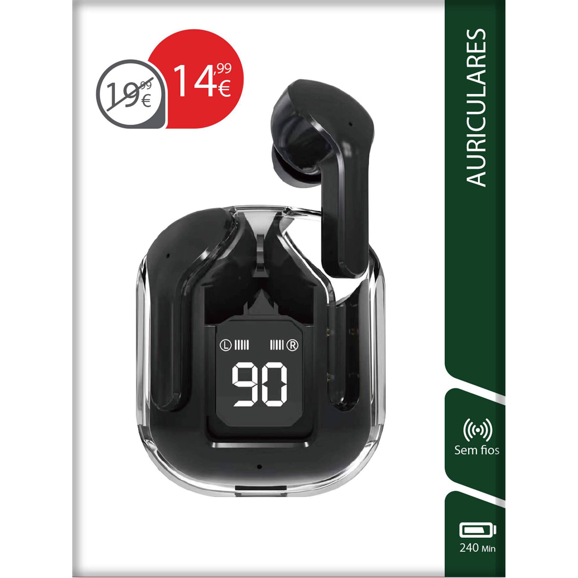 Auriculares sem Fios Bazar&atilde;o