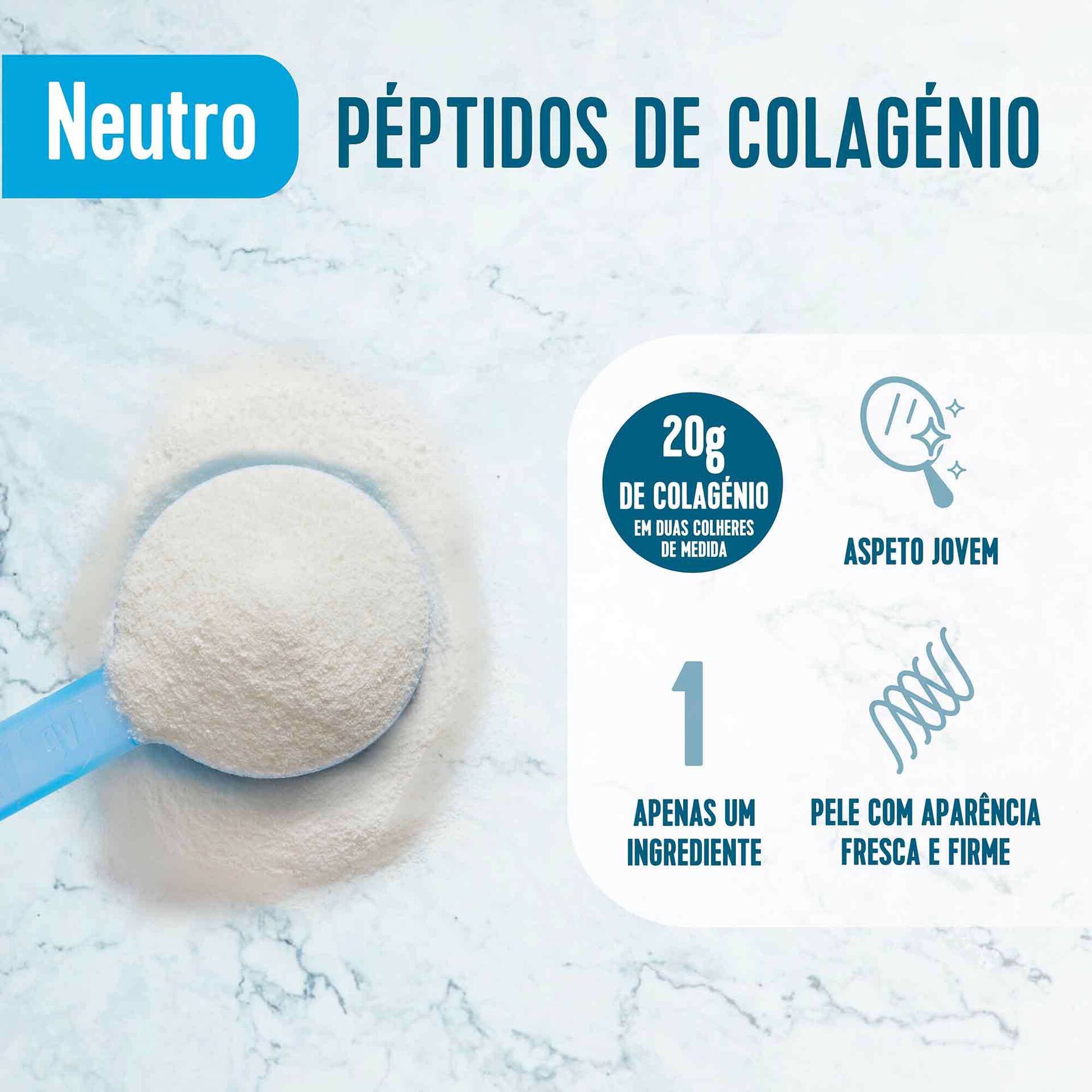 Suplemento Péptidos de Colagénio Sabor Neutro sem Glúten