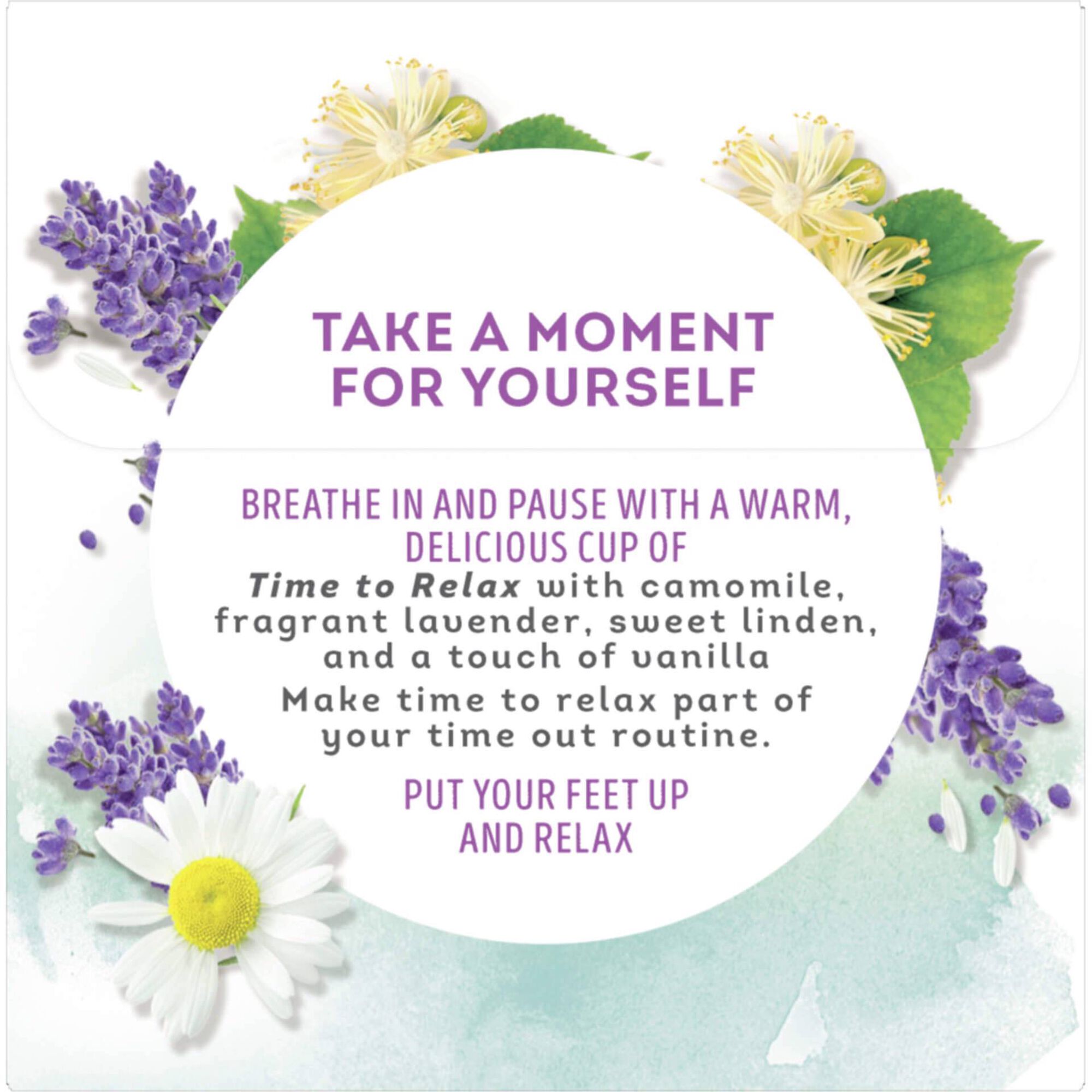 Infusão Time to Relax Pyramid Saquetas