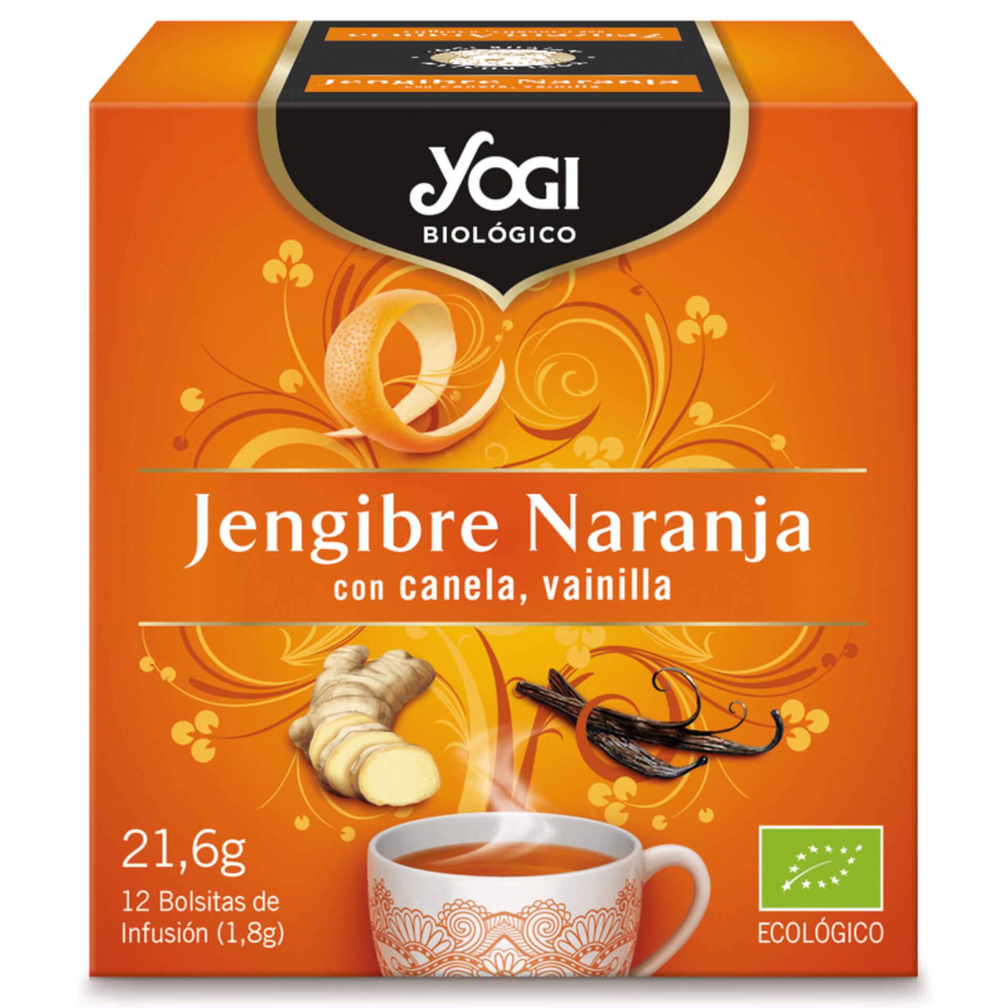 Chá Gengibre e Laranja Saquetas Chá Gengibre e Laranja Saquetas