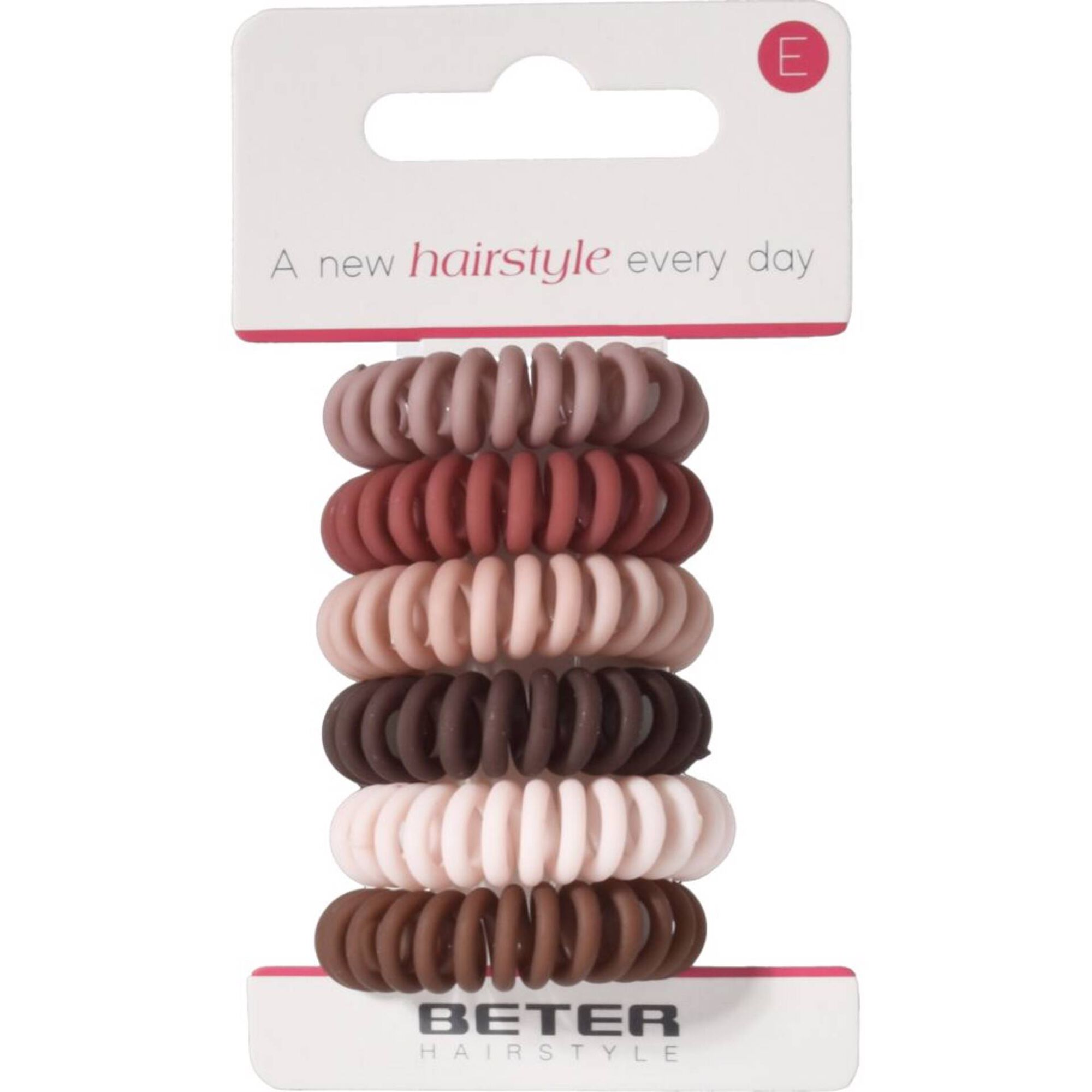 El&aacute;sticos de Cabelo Espiral Cores BETER