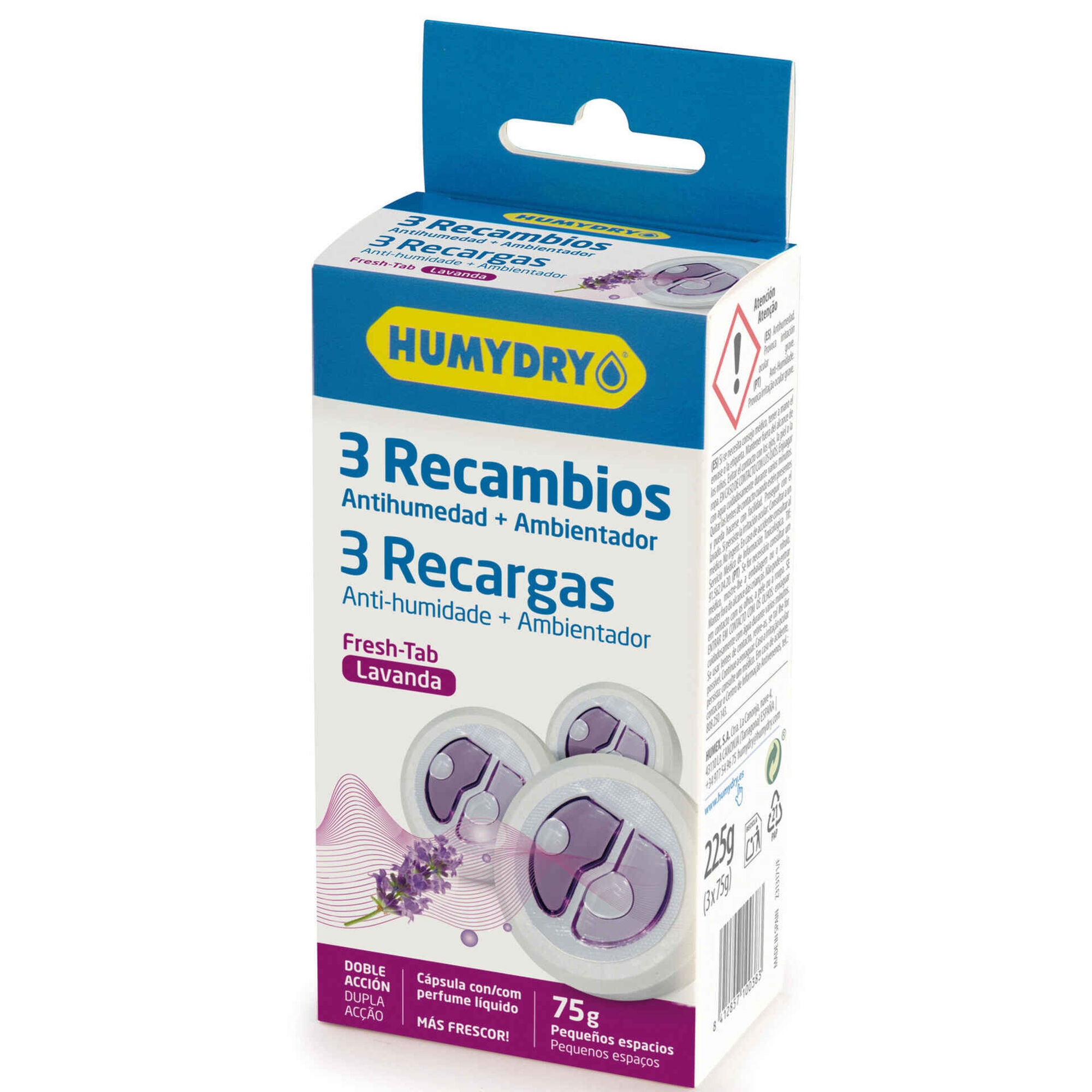 Recargas Desumidificador Lavanda