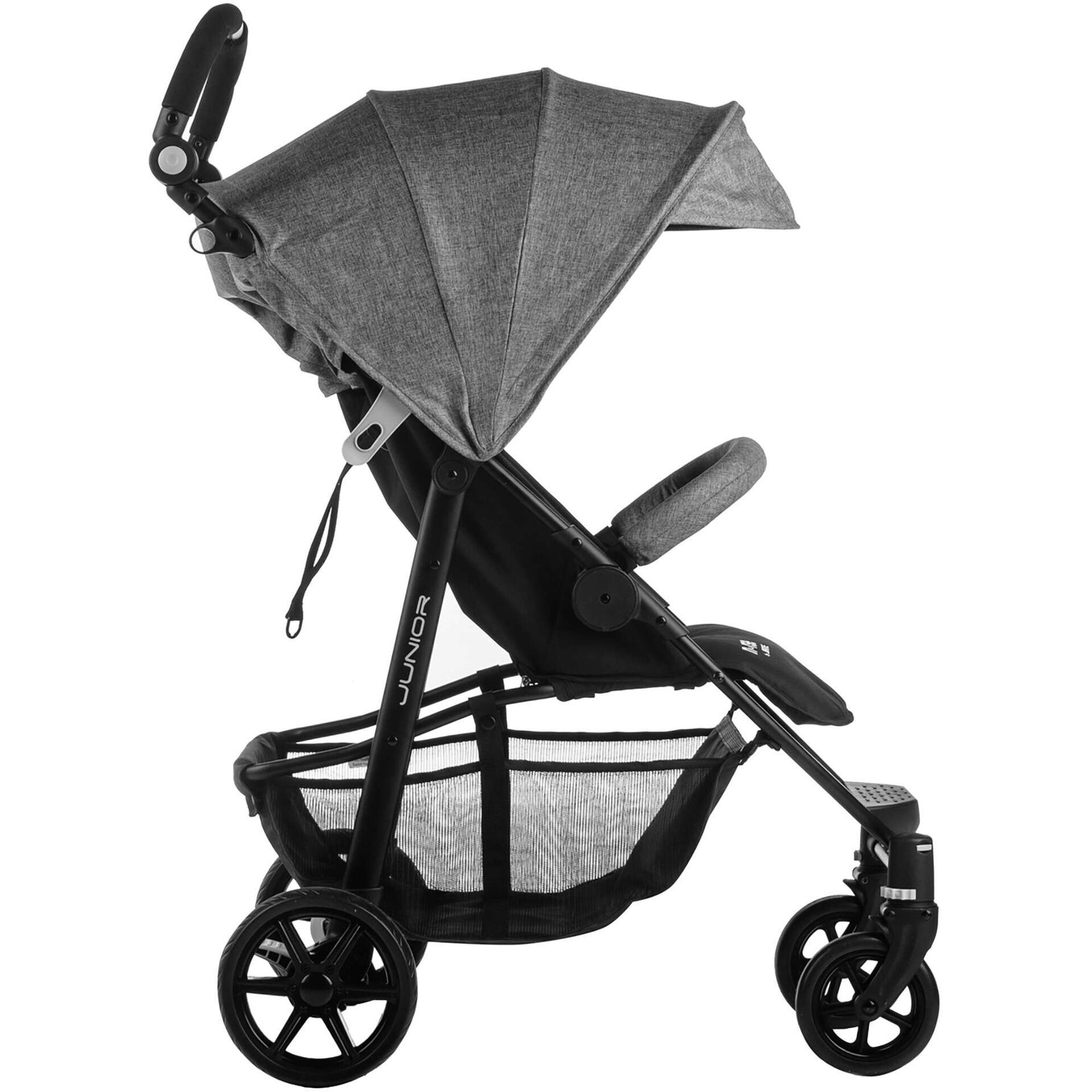 Carrinho de Passeio Cinza Junior