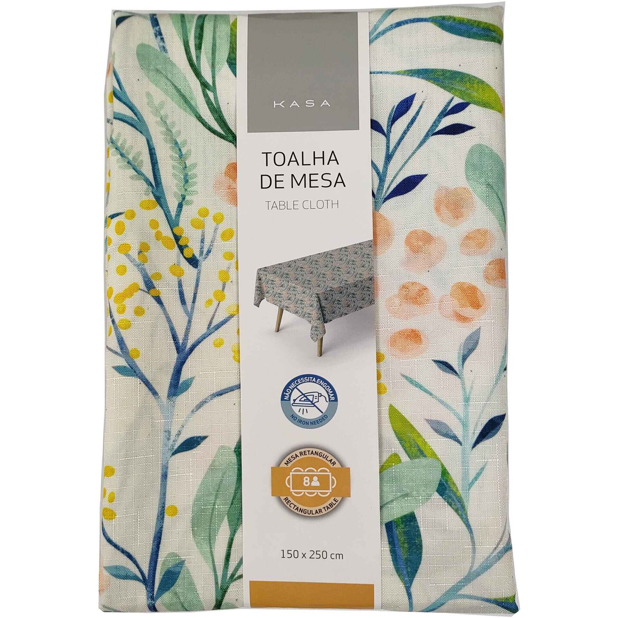 Toalha Mesa Floral Kasa