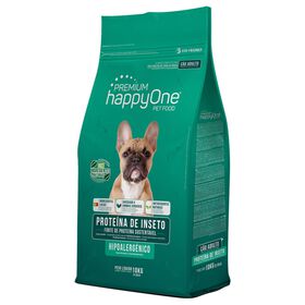 Ra&ccedil;&atilde;o para C&atilde;o Adulto Prote&iacute;na de Insetos happyOne Premium