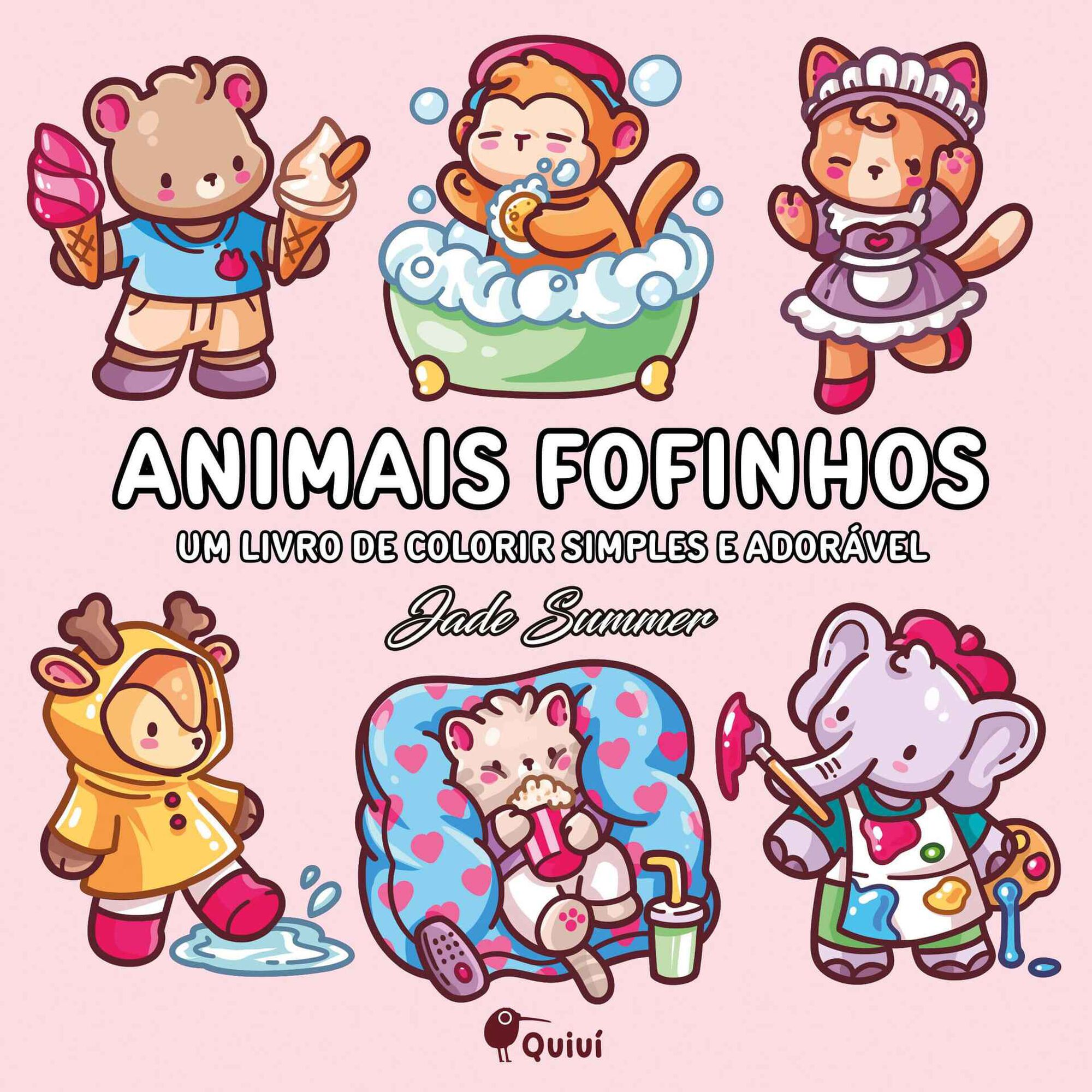 Livro de Colorir - Animais Fofinhos