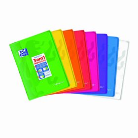 Caderno Agrafado A4 Pautado com Marcador de P&aacute;gina (v&aacute;rias cores) Oxford