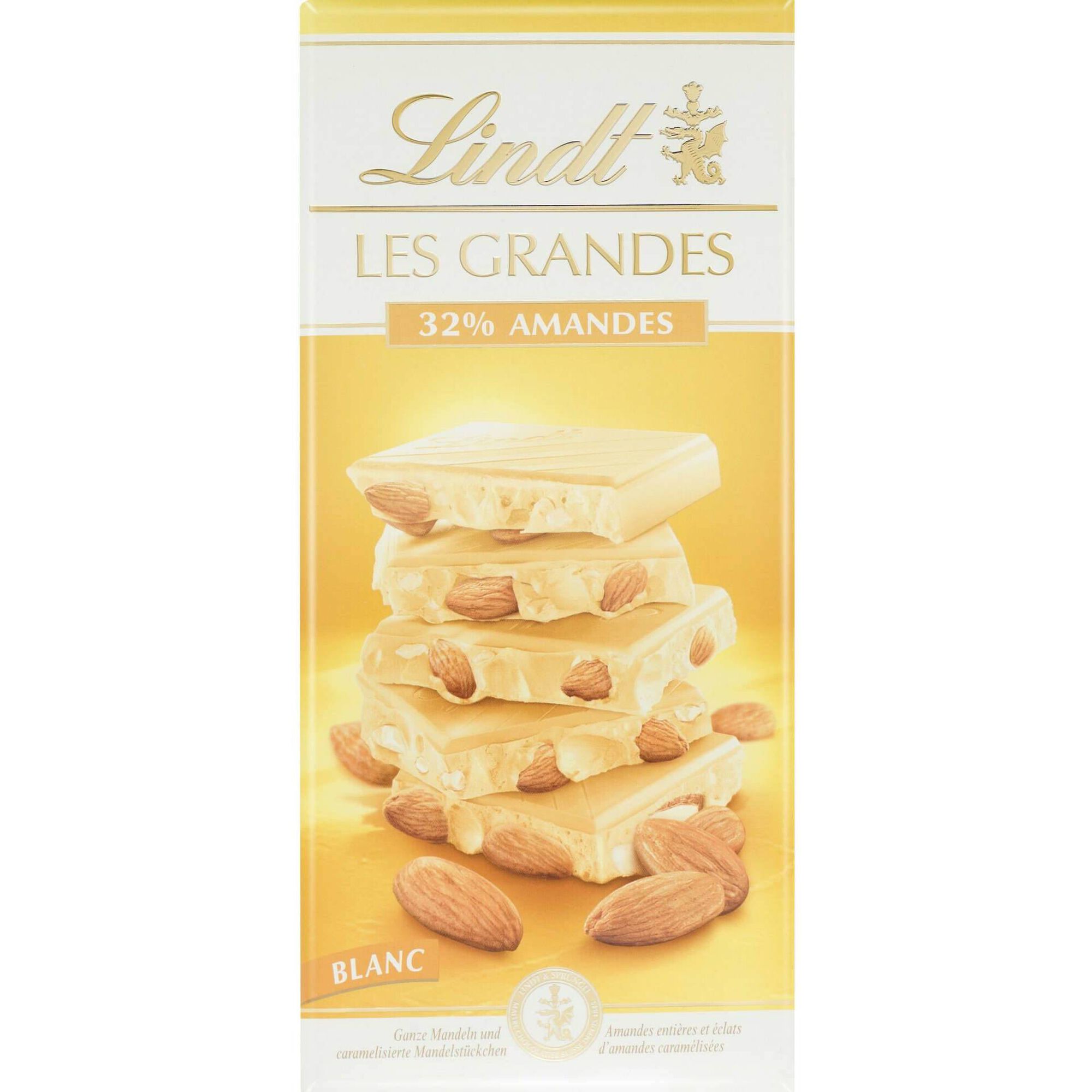 Tablete de Chocolate Branco Les Grandes Amêndoas