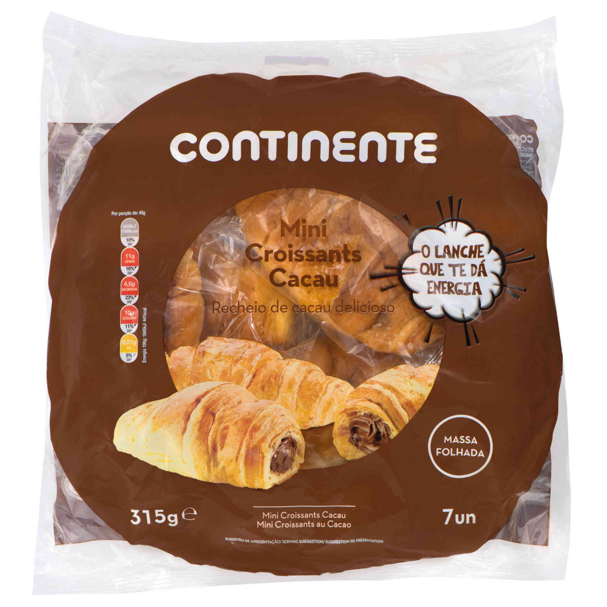 Mini Croissant de Chocolate