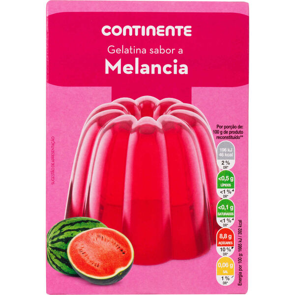 Gelatina em Pó Melancia Continente
