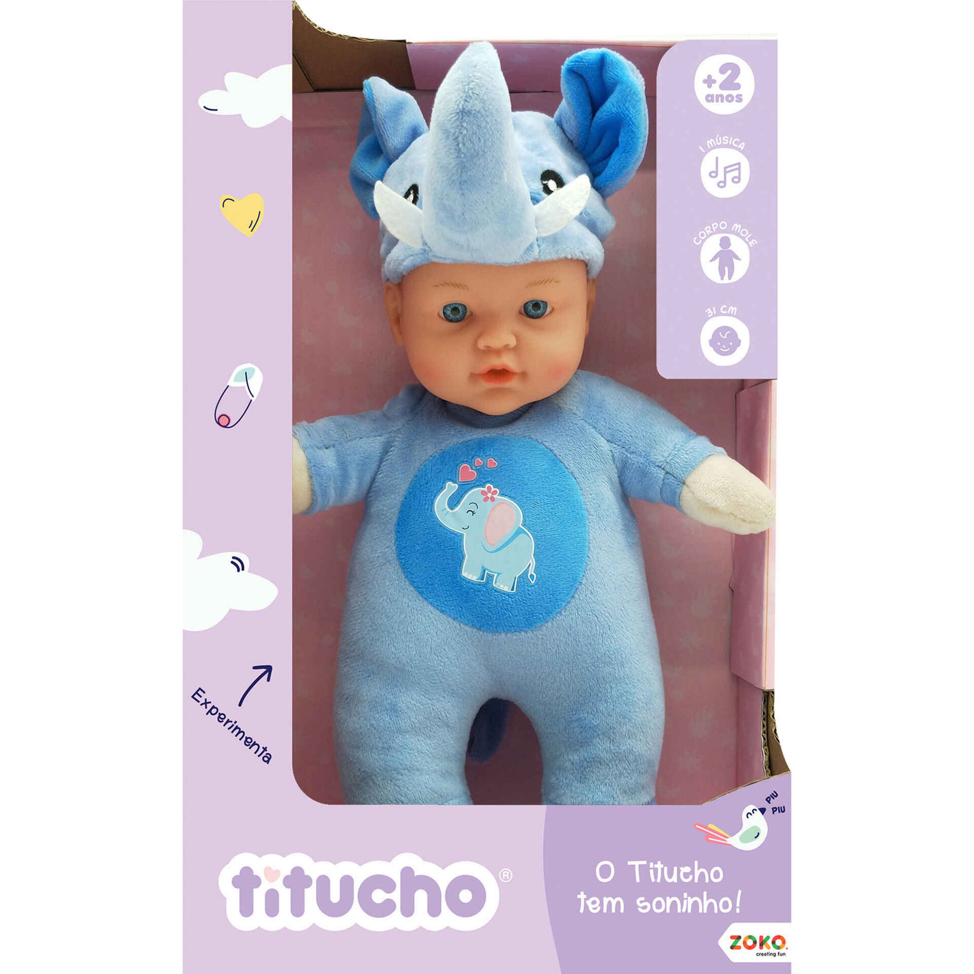 Boneco Titucho tem Soninho (vários modelos) Boneco Titucho tem Soninho (vários modelos)