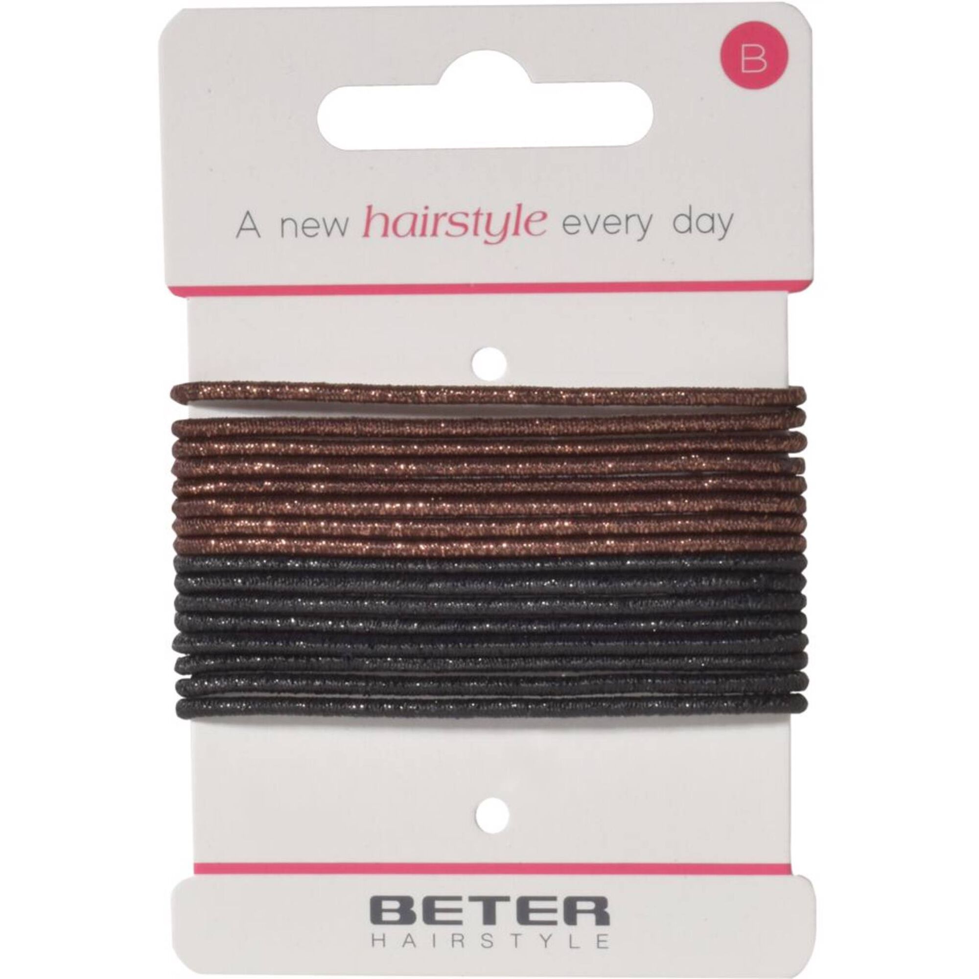 El&aacute;sticos de Cabelo Finos com Glitter BETER