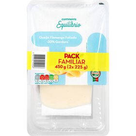 Queijo Flamengo Light Fatiado Queijo Flamengo Light Fatiado