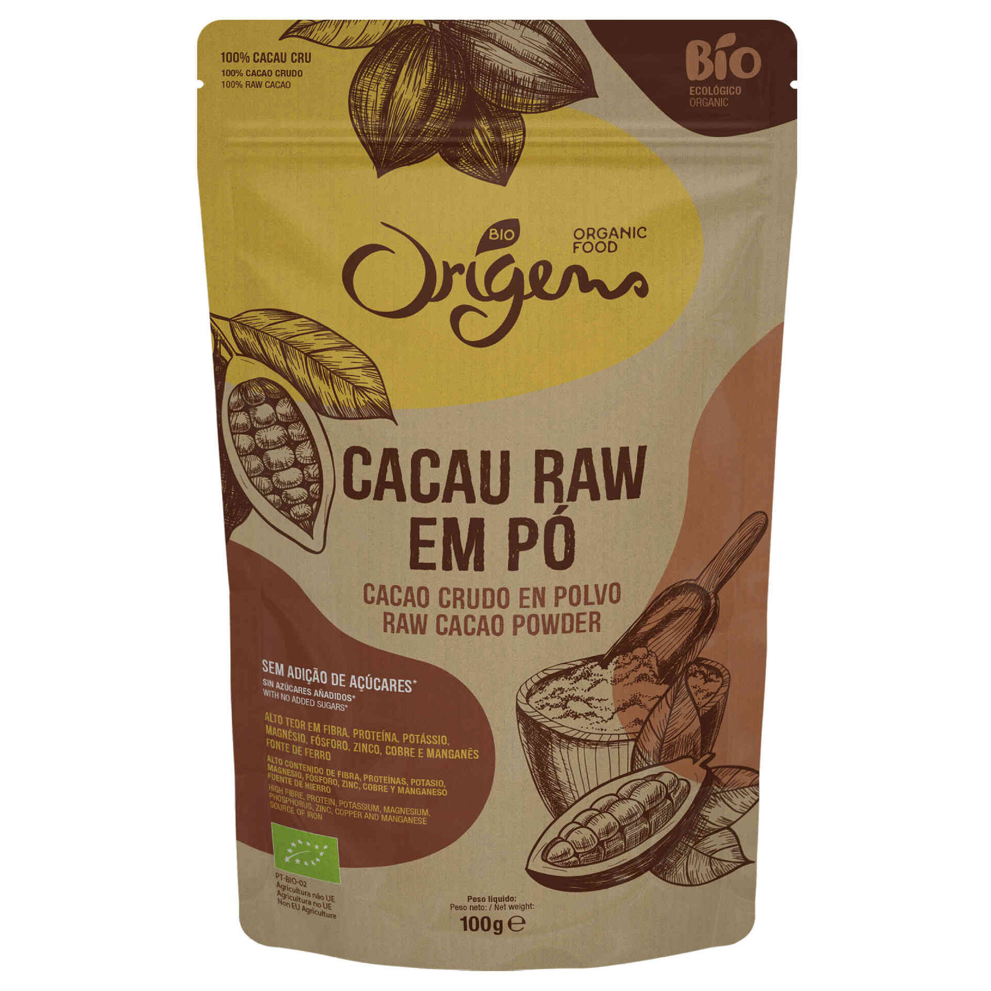 Cacau Cru em Pó