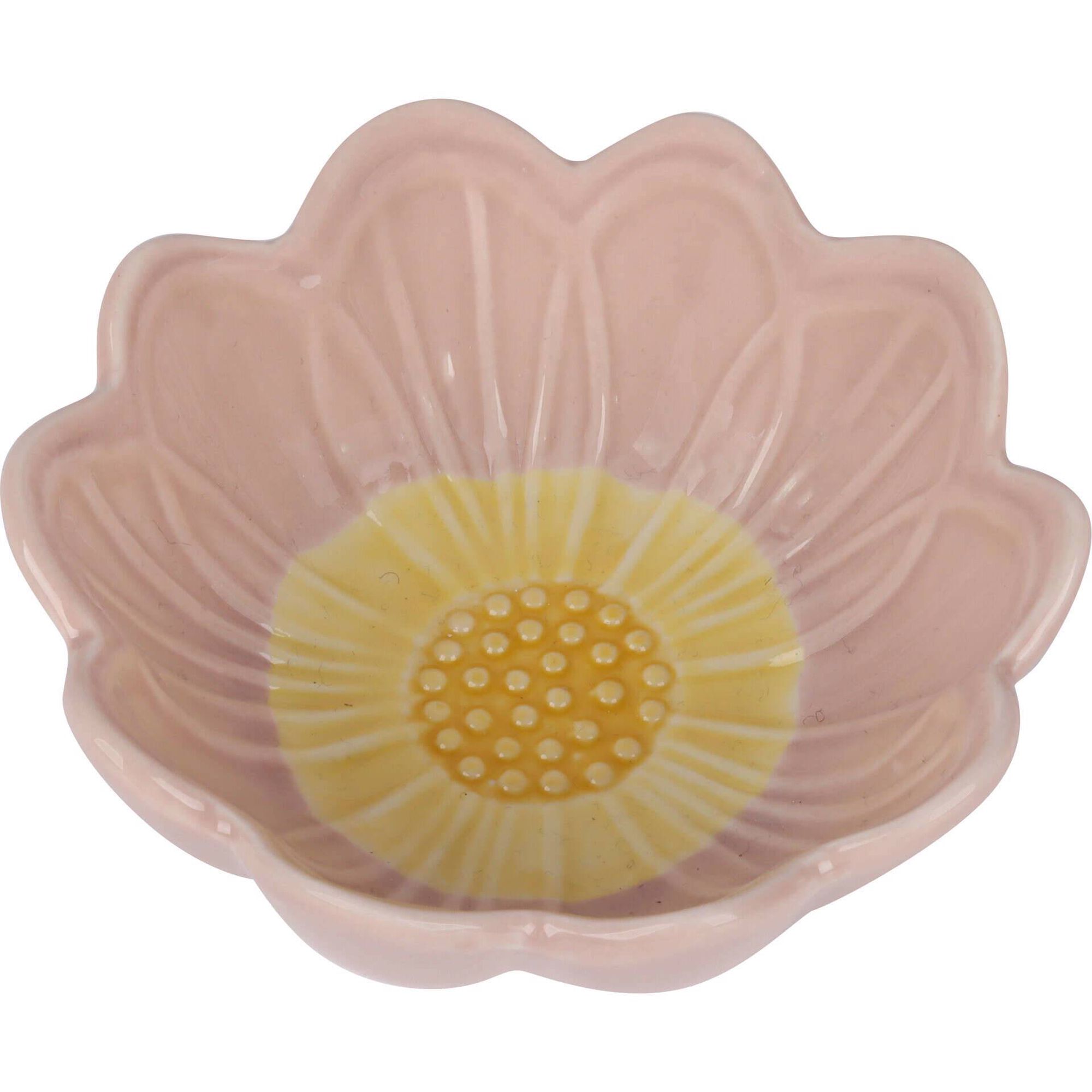 Ta&ccedil;a Flor Rosa 13cm Kasa