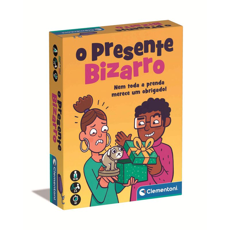 Clementoni - Jogo de Cartas O Presente Bizarro
