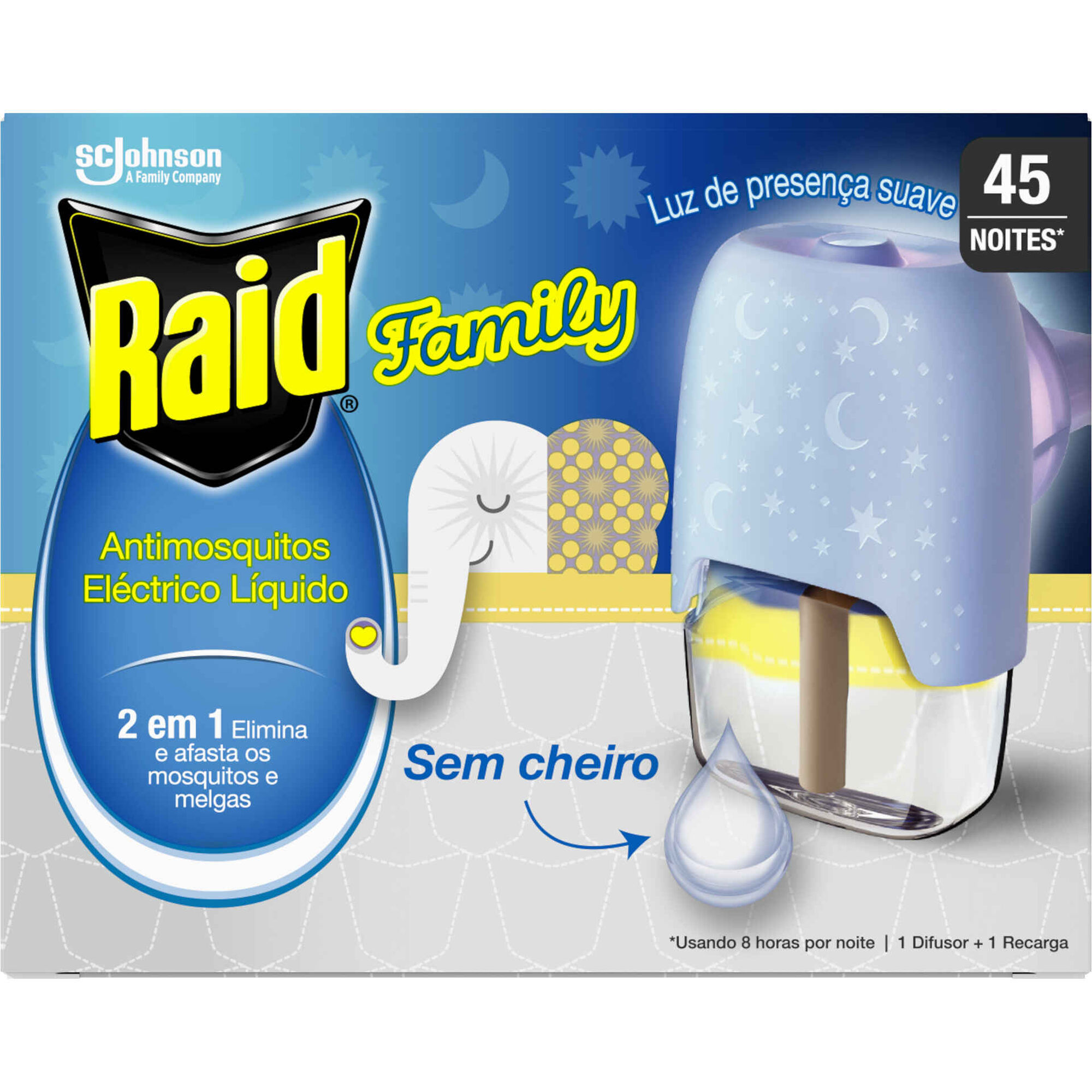 Inseticida Elétrico + Recarga Family
