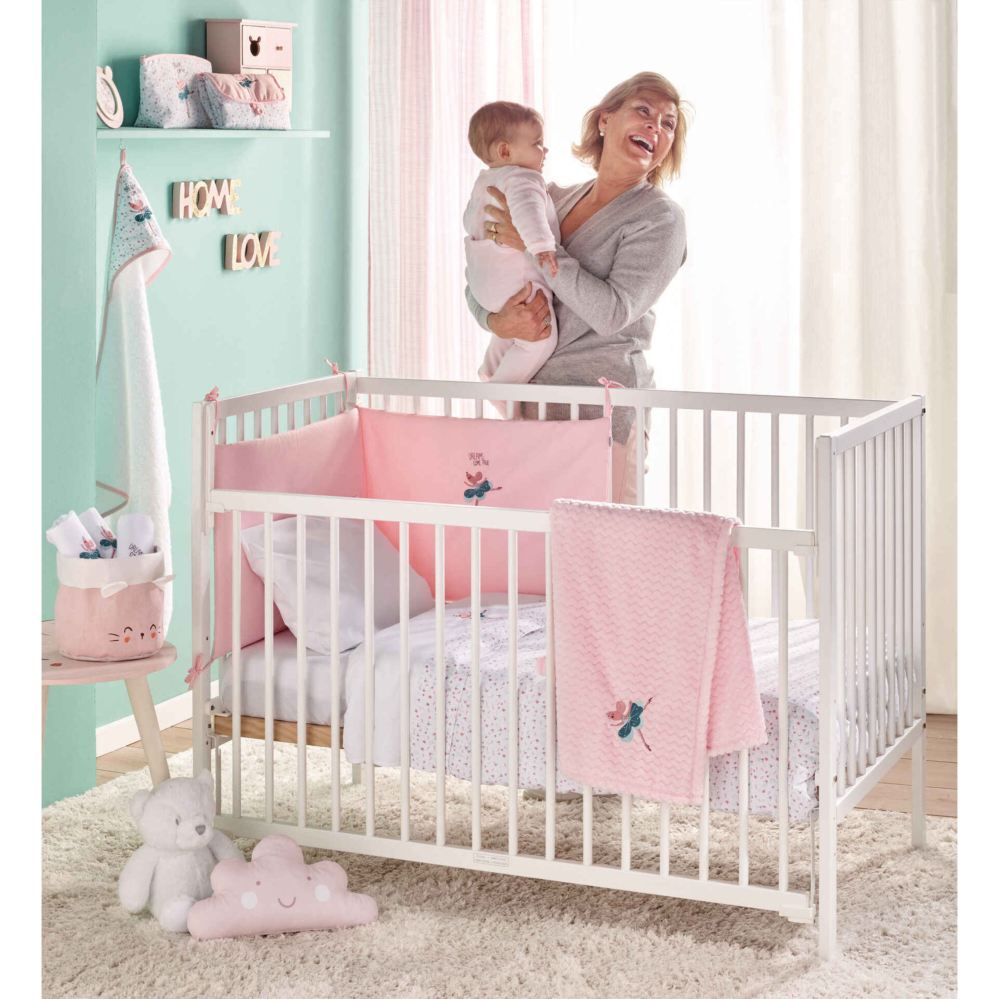 Cama de Grades Madeira Branca