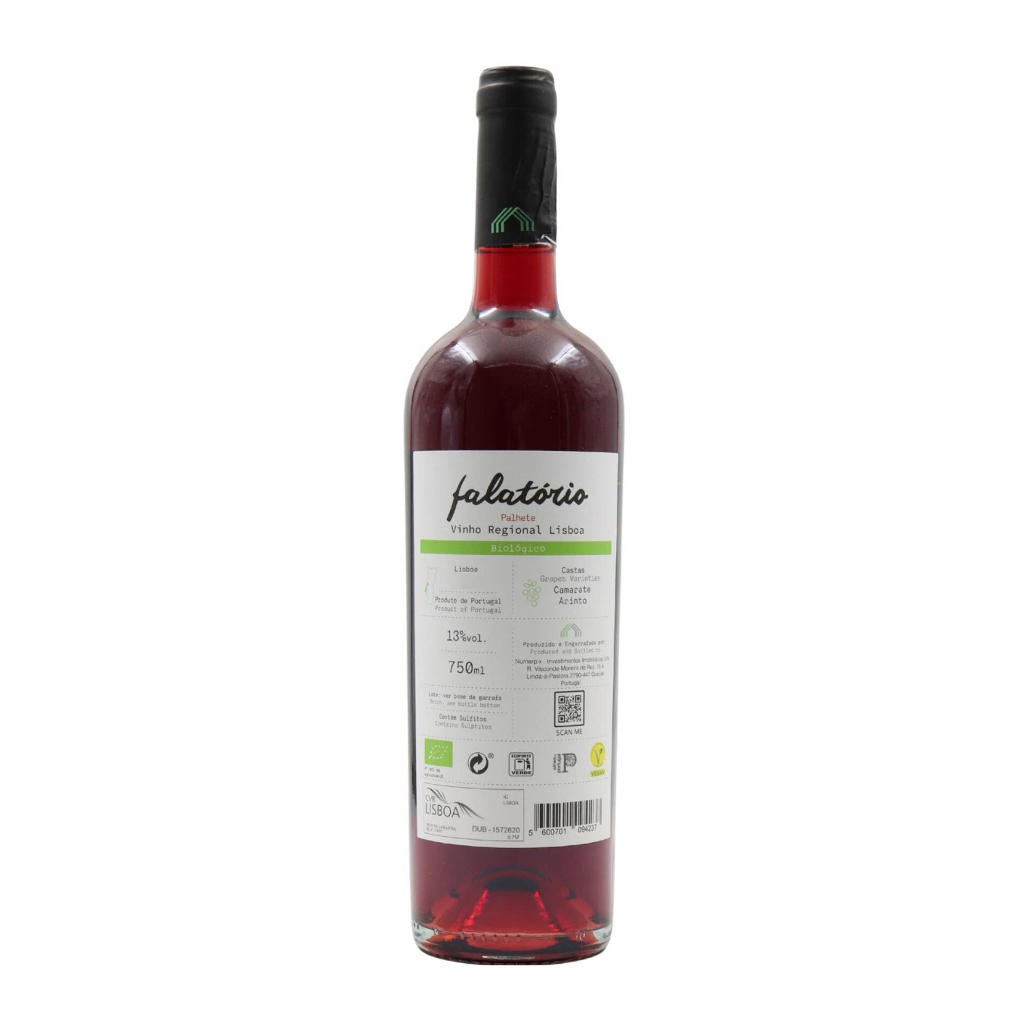 Falat&oacute;rio Palhete Lisboa Vinho Tinto