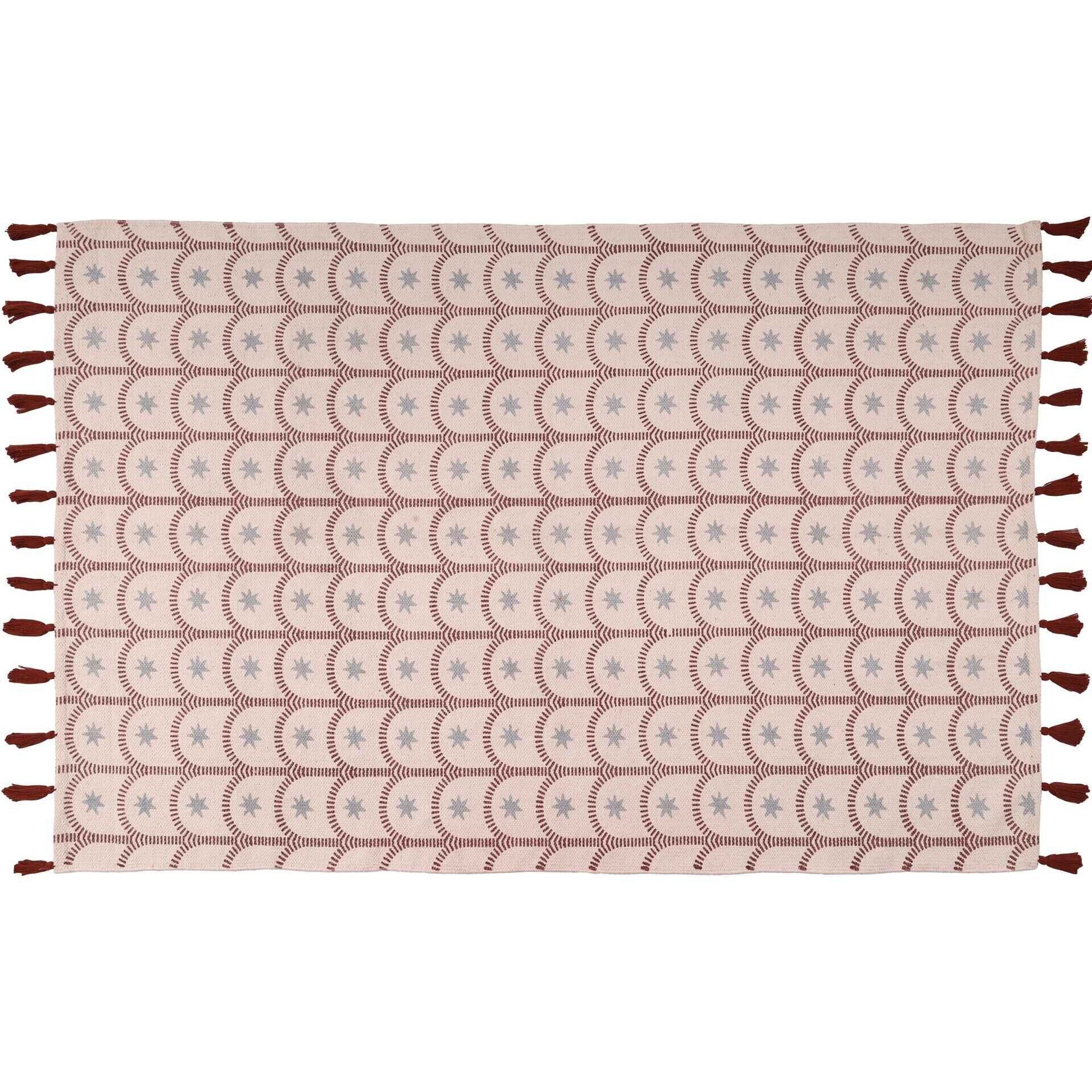 Tapete Pelo Losangos 90x150cm Branco Tapete Pelo Losangos 90x150cm Branco