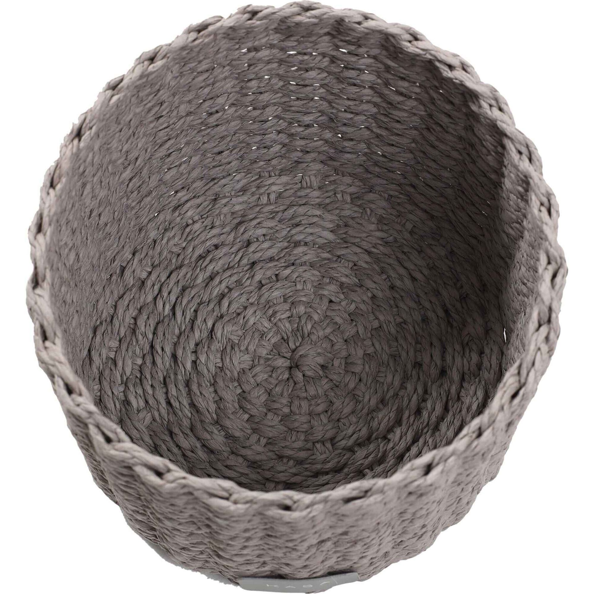 Cesto WC Redondo Cinza Claro