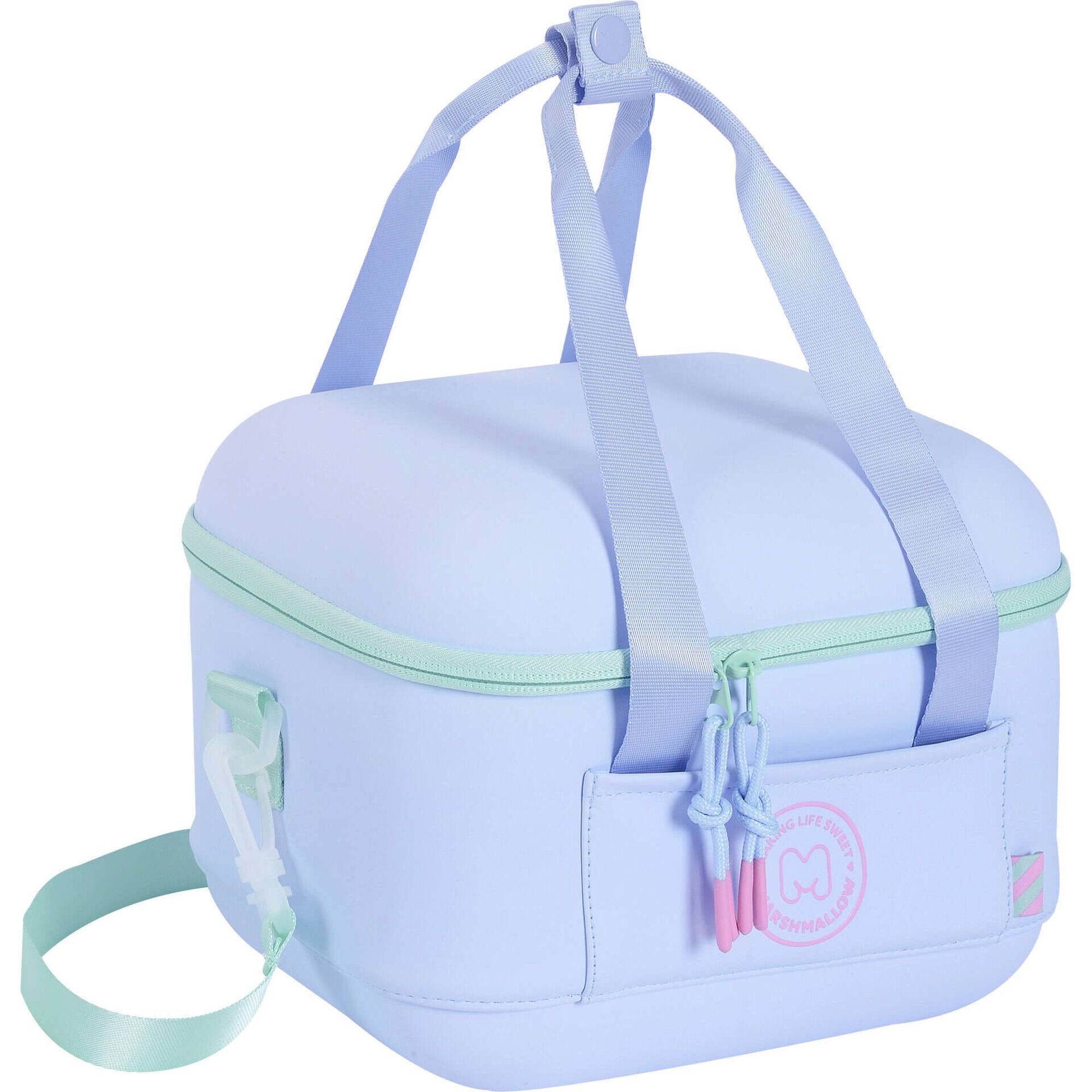 Lancheira T&eacute;rmica Semi-R&iacute;gida Azul Marshmallow