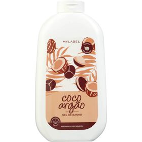 Gel de Banho Coco e Arg&atilde;o Mylabel