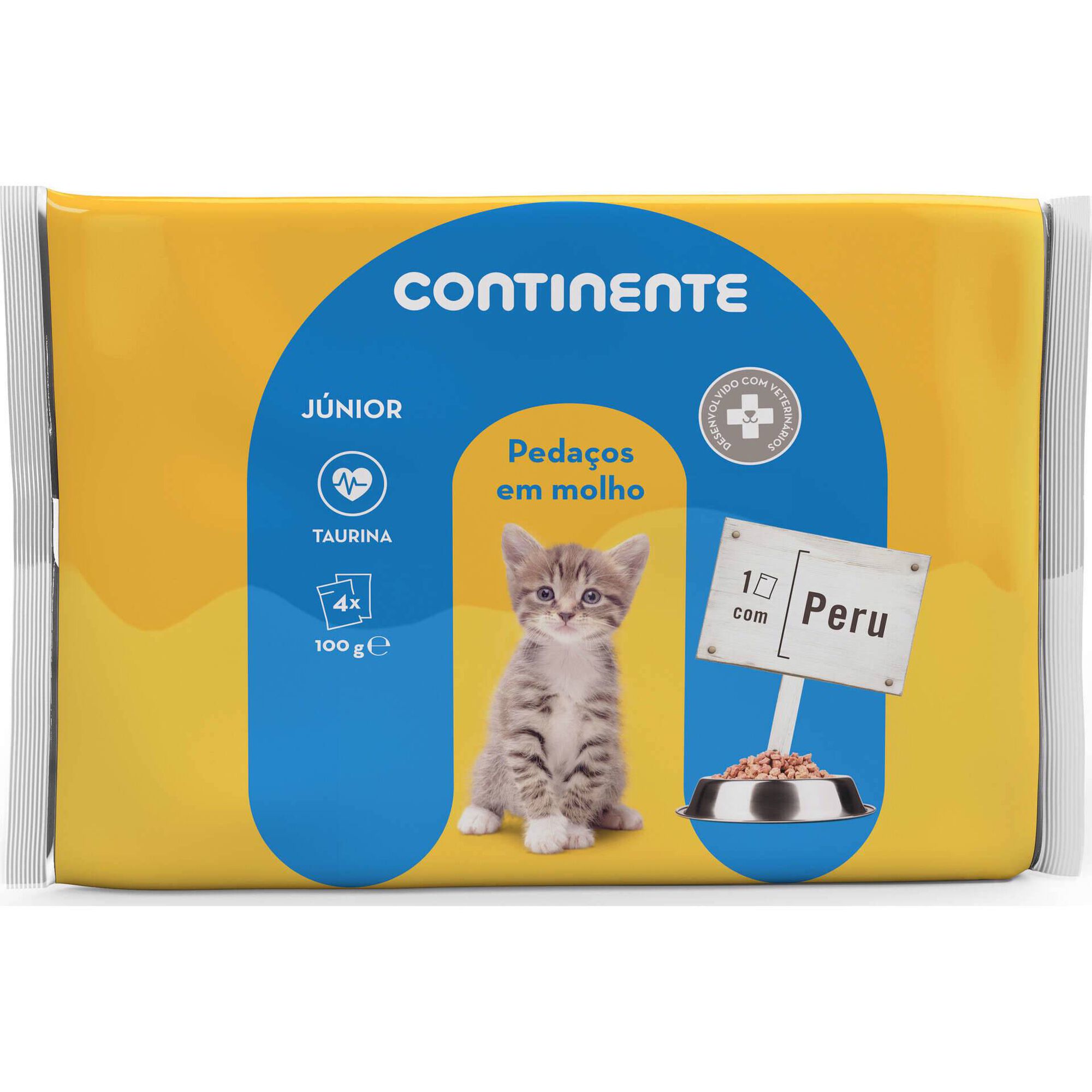 Comida Húmida para Gato Júnior Peru Saquetas
