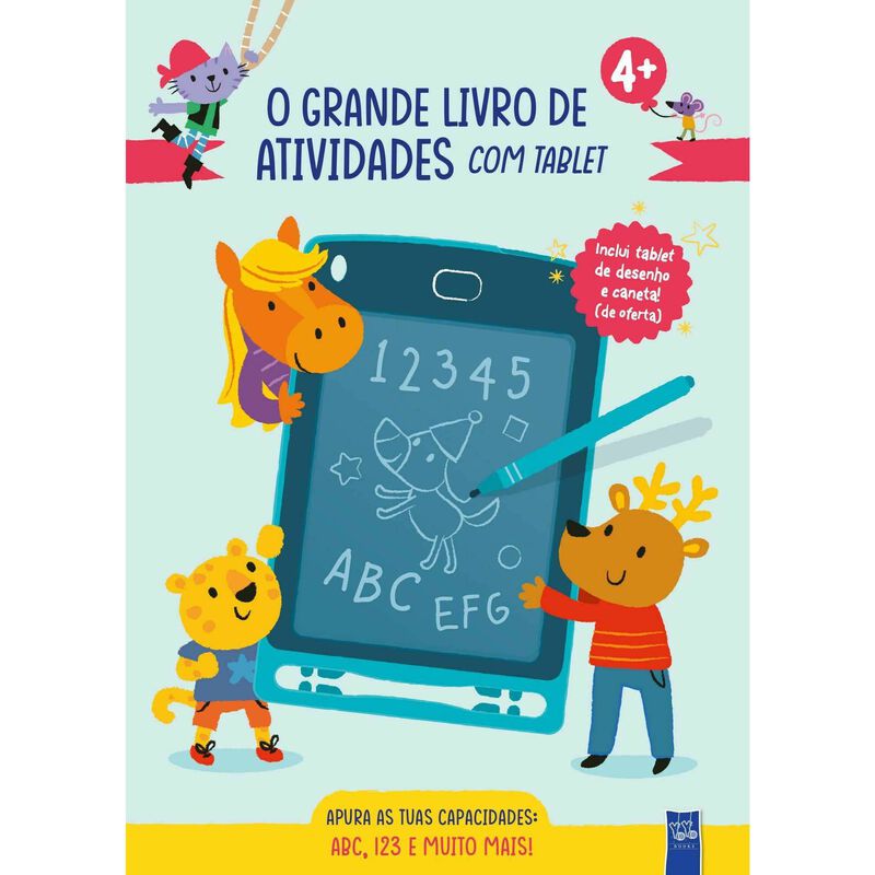 O Grande Livro de Atividades com Tablet - ABC e 123 4+ de Yoyo Books