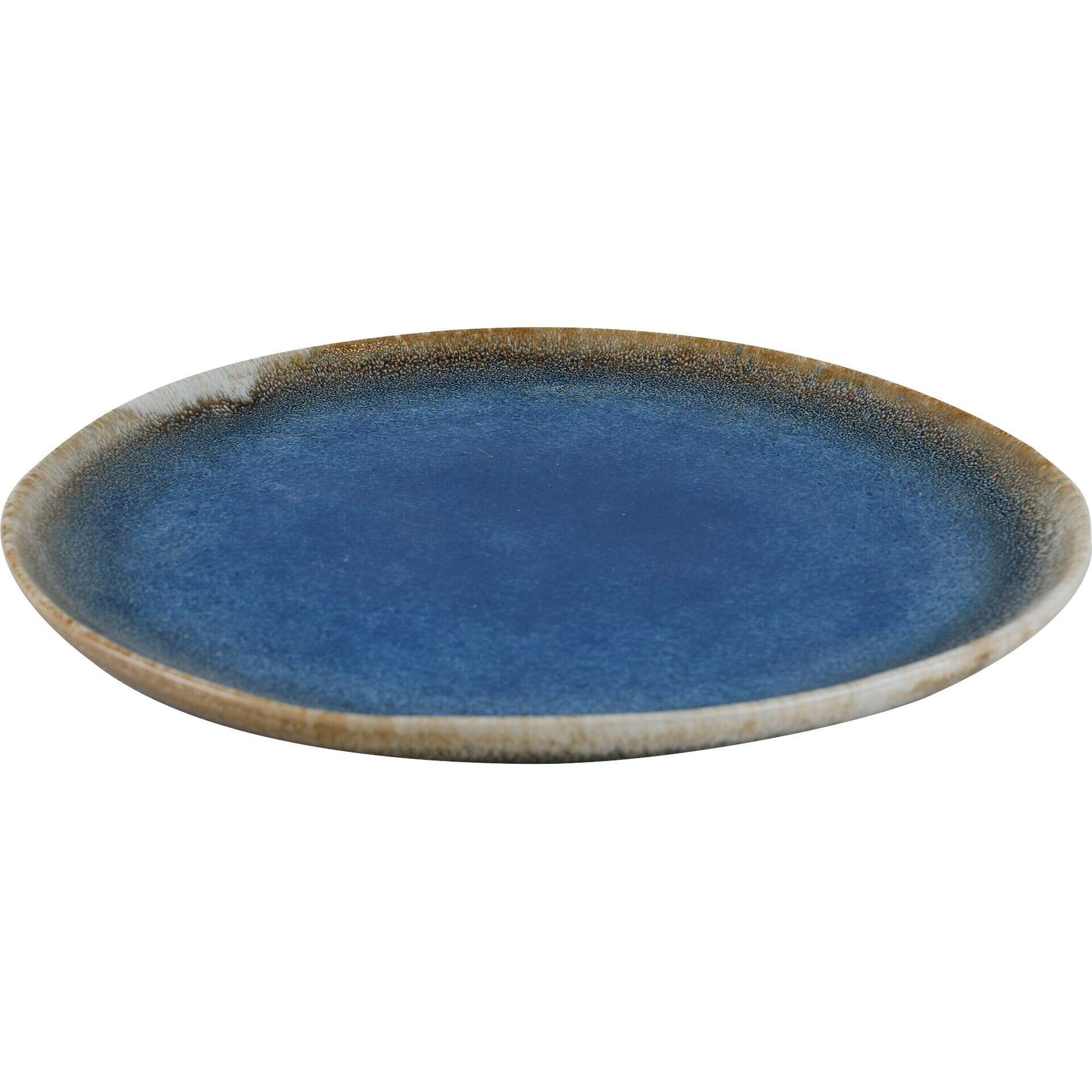 Prato Raso Reativo Azul Kasa